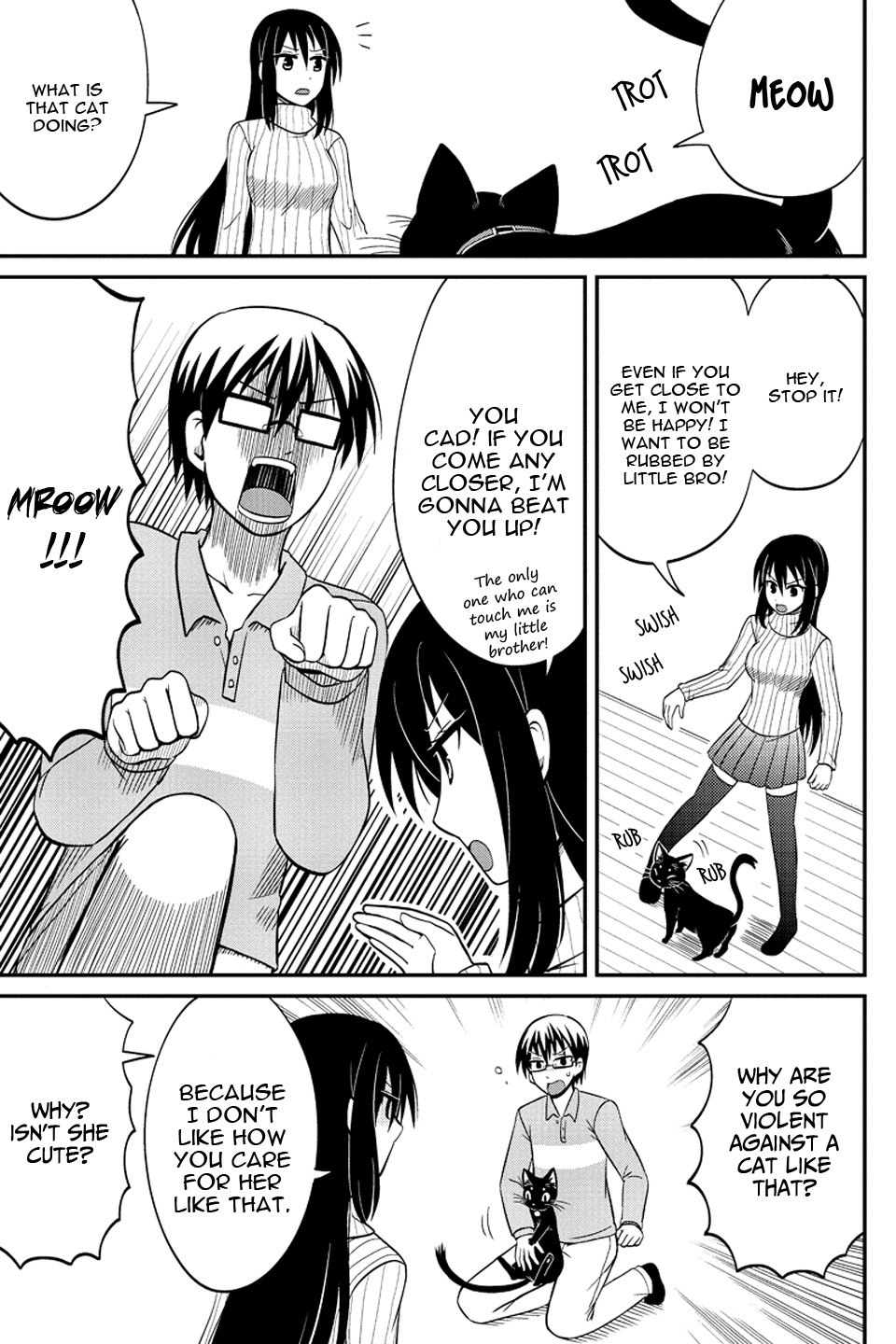 Kyoudai hodo Chikaku Tooimono wa Nai Chapter 53 page 10 - Chapter 53: Cat Story (Part 1)