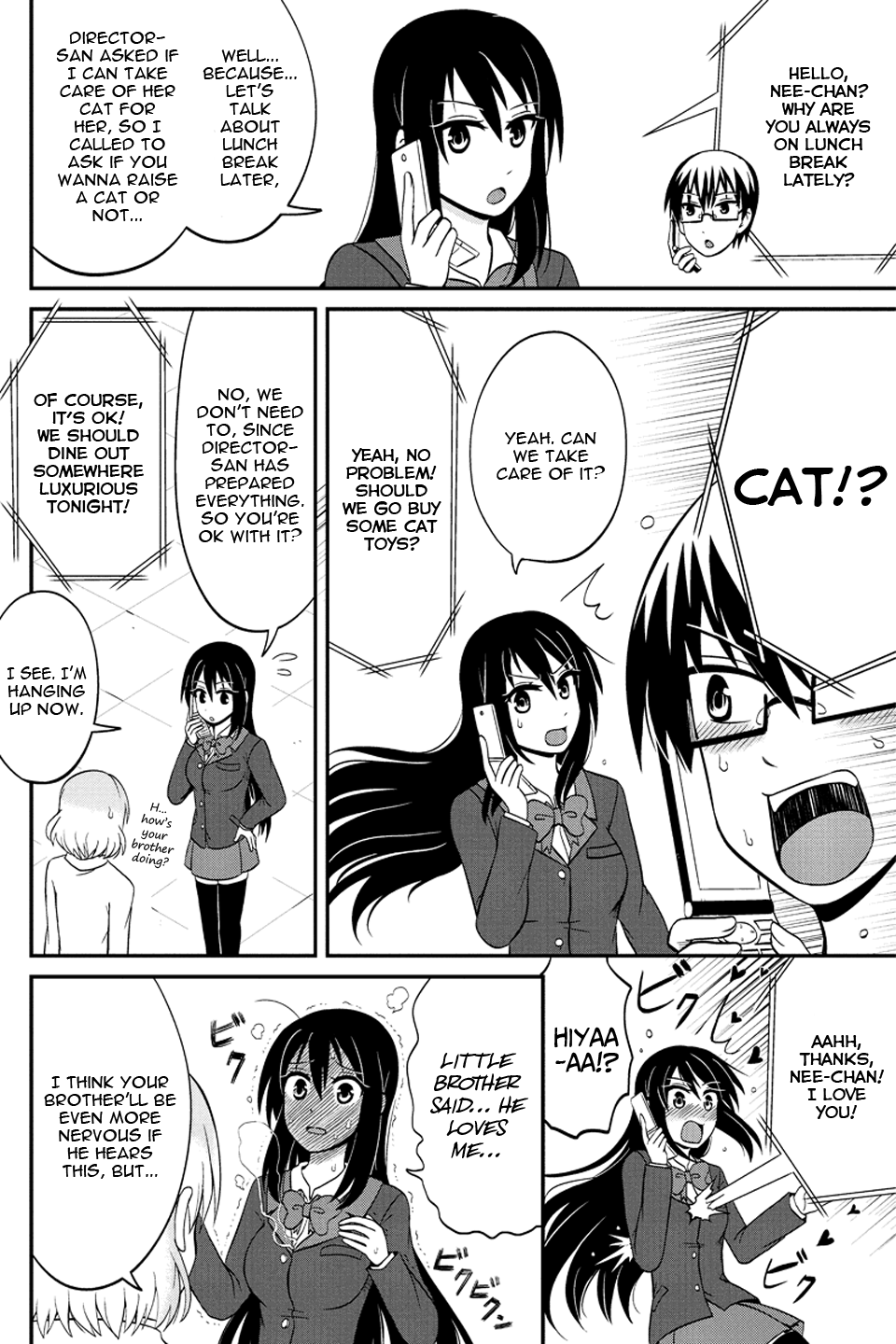 Kyoudai hodo Chikaku Tooimono wa Nai Chapter 53 page 5 - Chapter 53: Cat Story (Part 1)