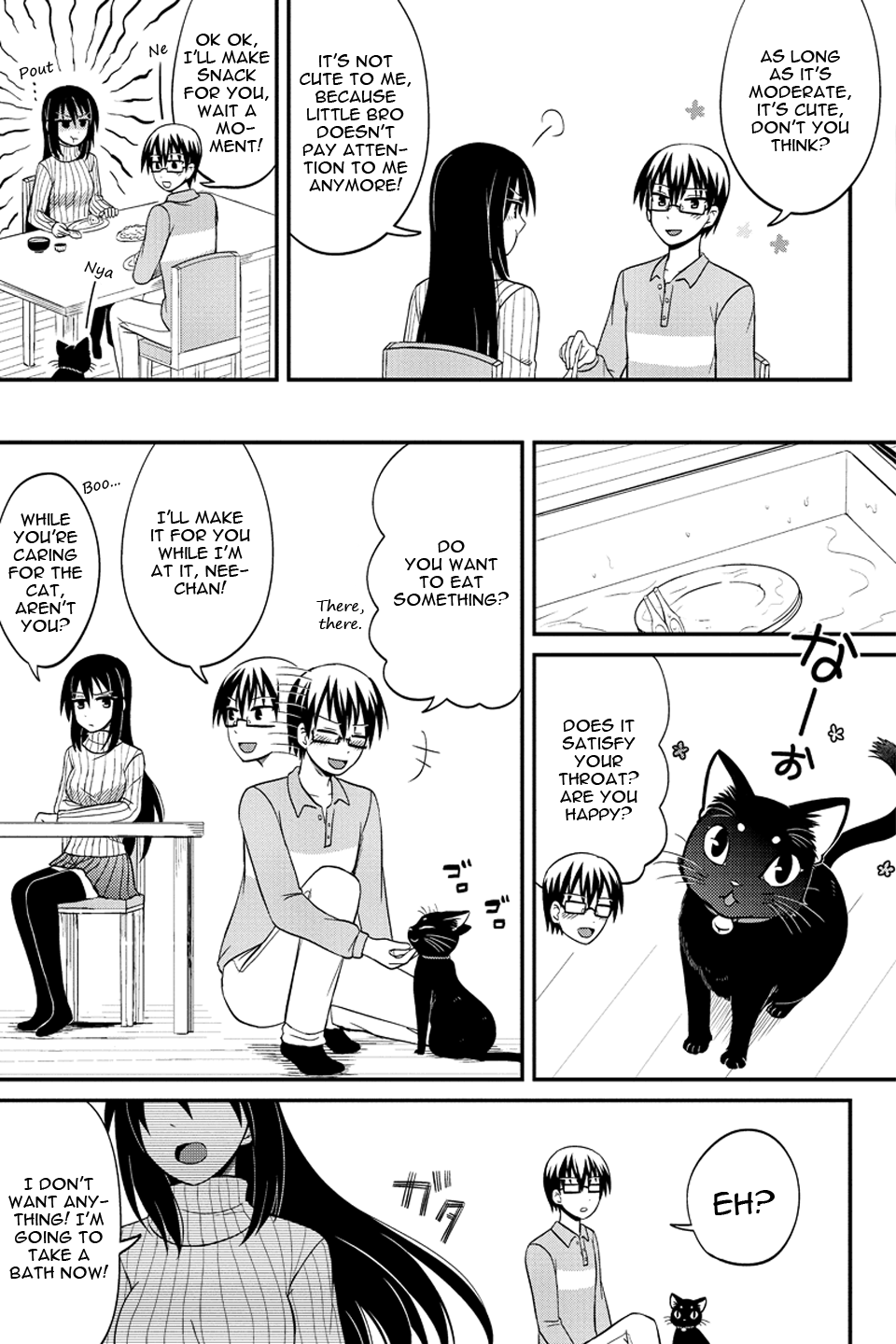 Kyoudai hodo Chikaku Tooimono wa Nai Chapter 54 page 4 - Chapter 54: Cat Story (Part 2)