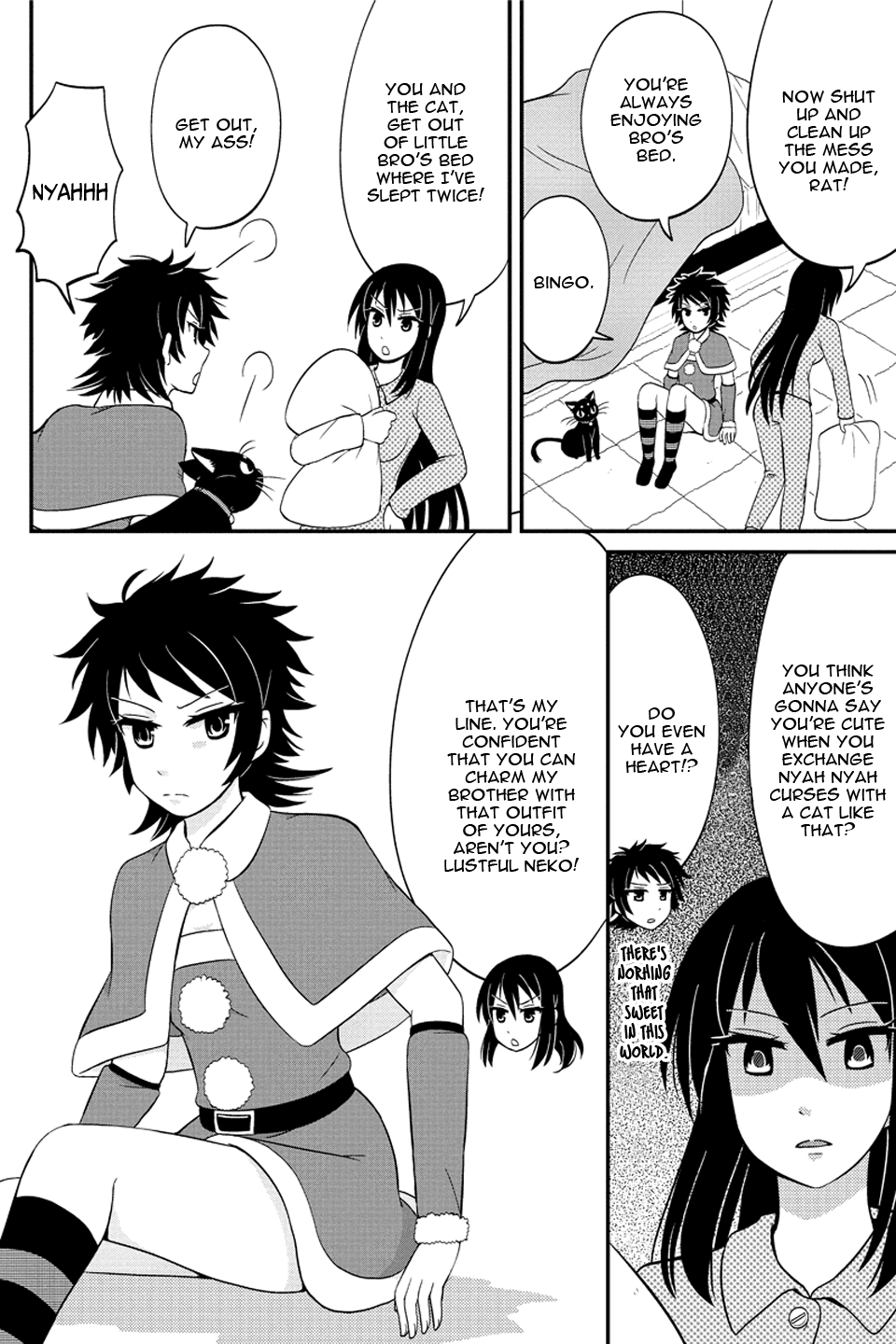 Kyoudai hodo Chikaku Tooimono wa Nai Chapter 60 page 7 - Chapter 60: The girl under the bed (Nothing scary here) (Part 1)