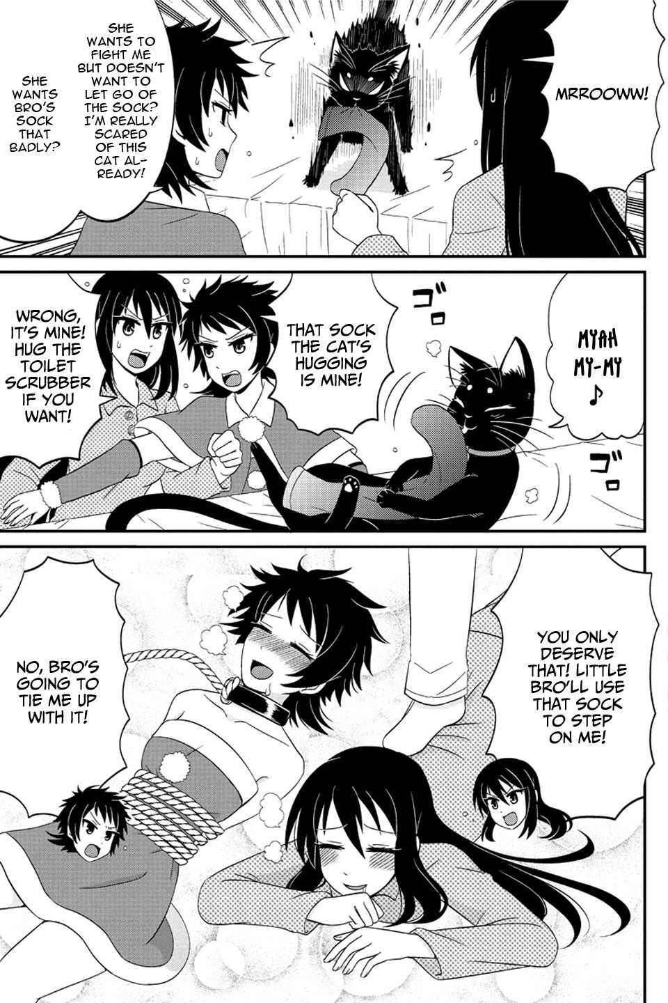 Kyoudai hodo Chikaku Tooimono wa Nai Chapter 61 page 6 - Chapter 61: The girl under the bed (Nothing scary here) (Part 2)