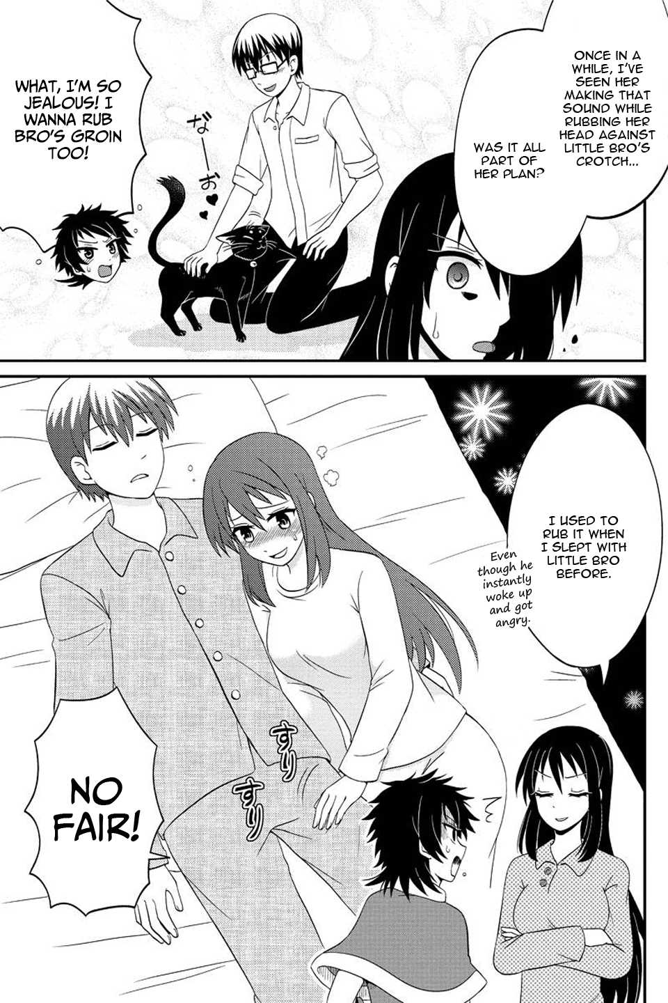 Kyoudai hodo Chikaku Tooimono wa Nai Chapter 61 page 8 - Chapter 61: The girl under the bed (Nothing scary here) (Part 2)