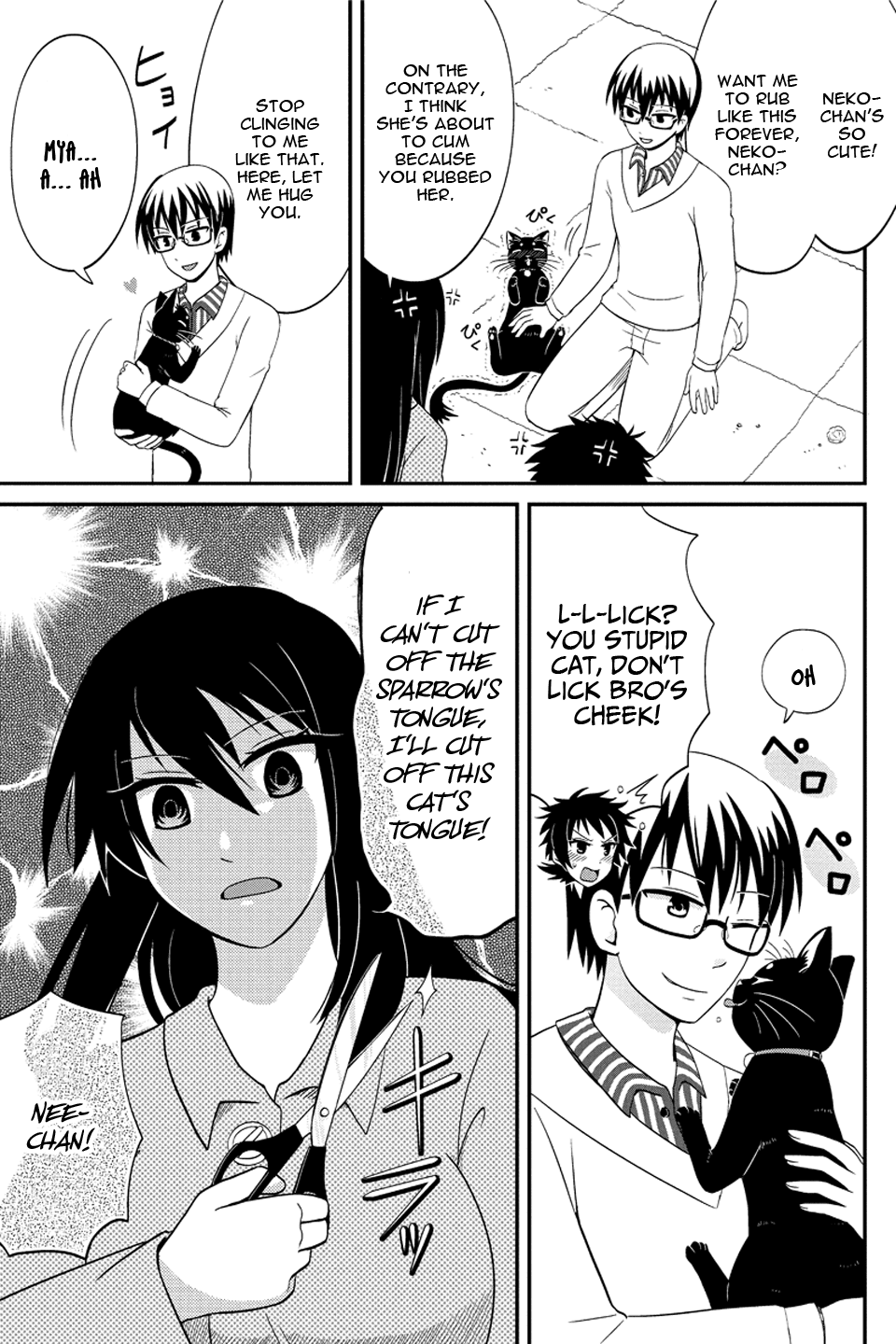 Kyoudai hodo Chikaku Tooimono wa Nai Chapter 62 page 4 - Chapter 62: The girl under the bed (Nothing scary here) (Part 3)