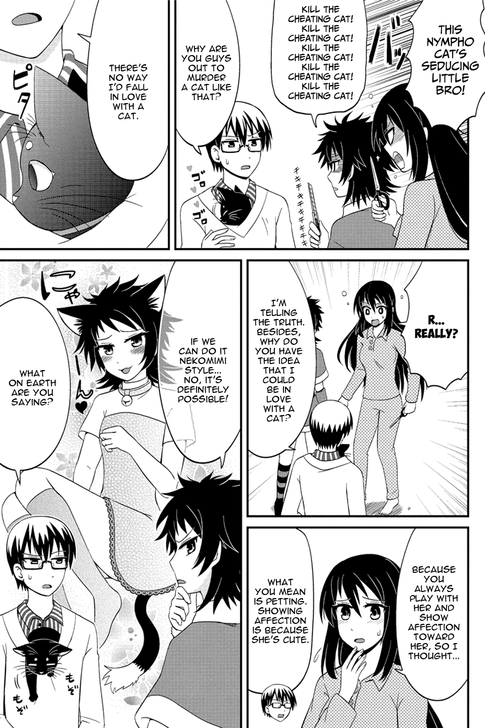 Kyoudai hodo Chikaku Tooimono wa Nai Chapter 62 page 8 - Chapter 62: The girl under the bed (Nothing scary here) (Part 3)