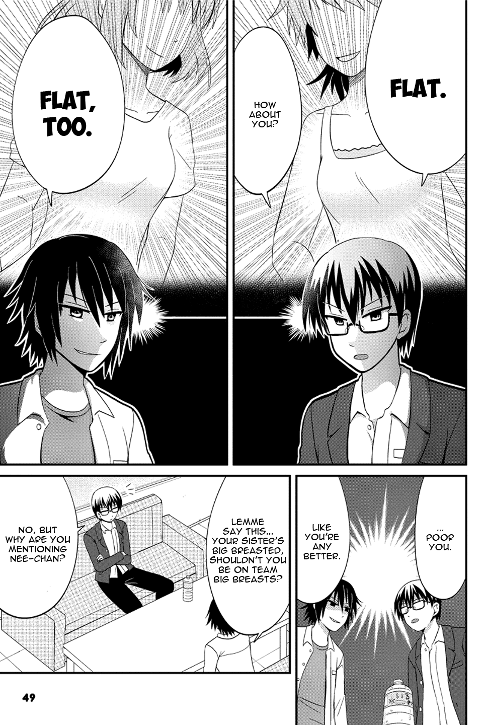 Kyoudai hodo Chikaku Tooimono wa Nai Chapter 63 page 8 - Chapter 63: Your ○○-kun's also thinking about this (Part 1)