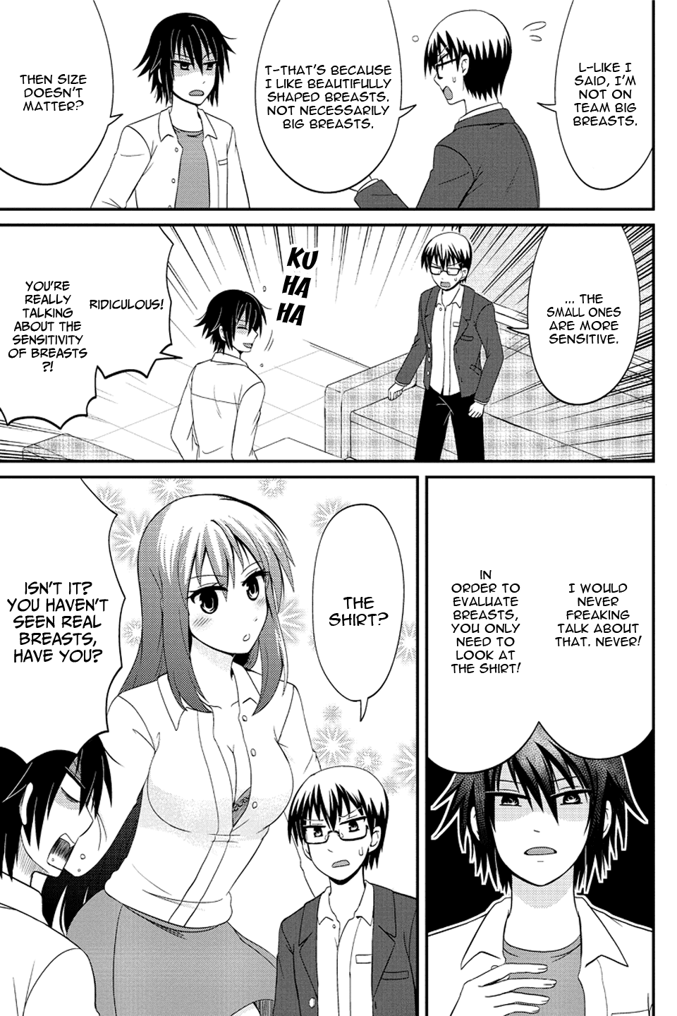 Kyoudai hodo Chikaku Tooimono wa Nai Chapter 64 page 4 - Chapter 64: Your ○○-kun's also thinking about this (Part 2)
