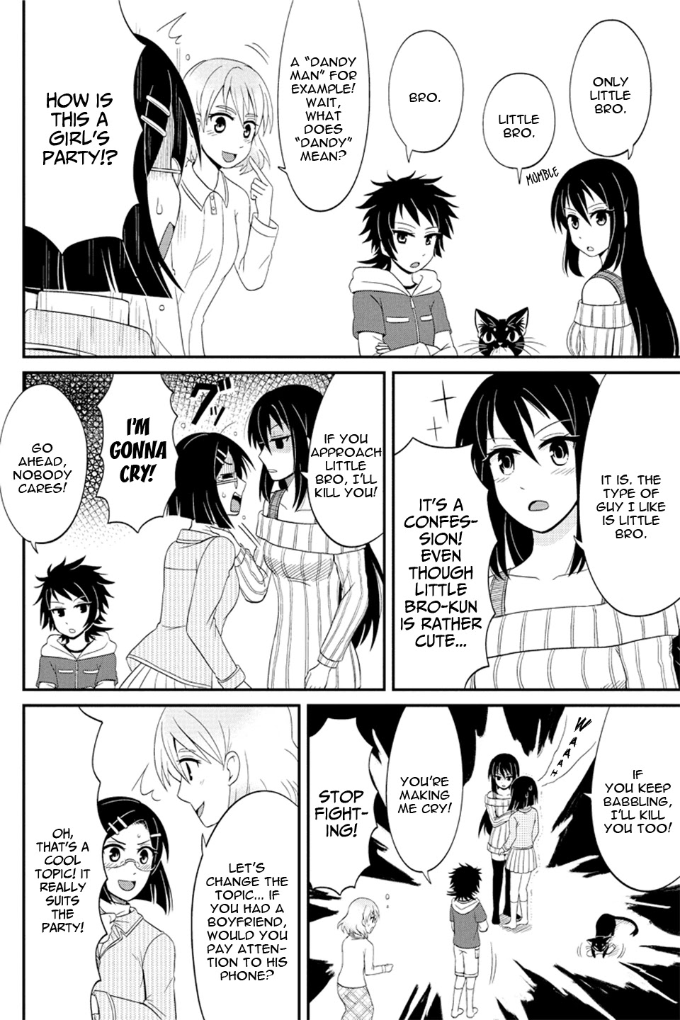 Kyoudai hodo Chikaku Tooimono wa Nai Chapter 71 page 3 - Chapter 71: Girl's Party (Part 2)