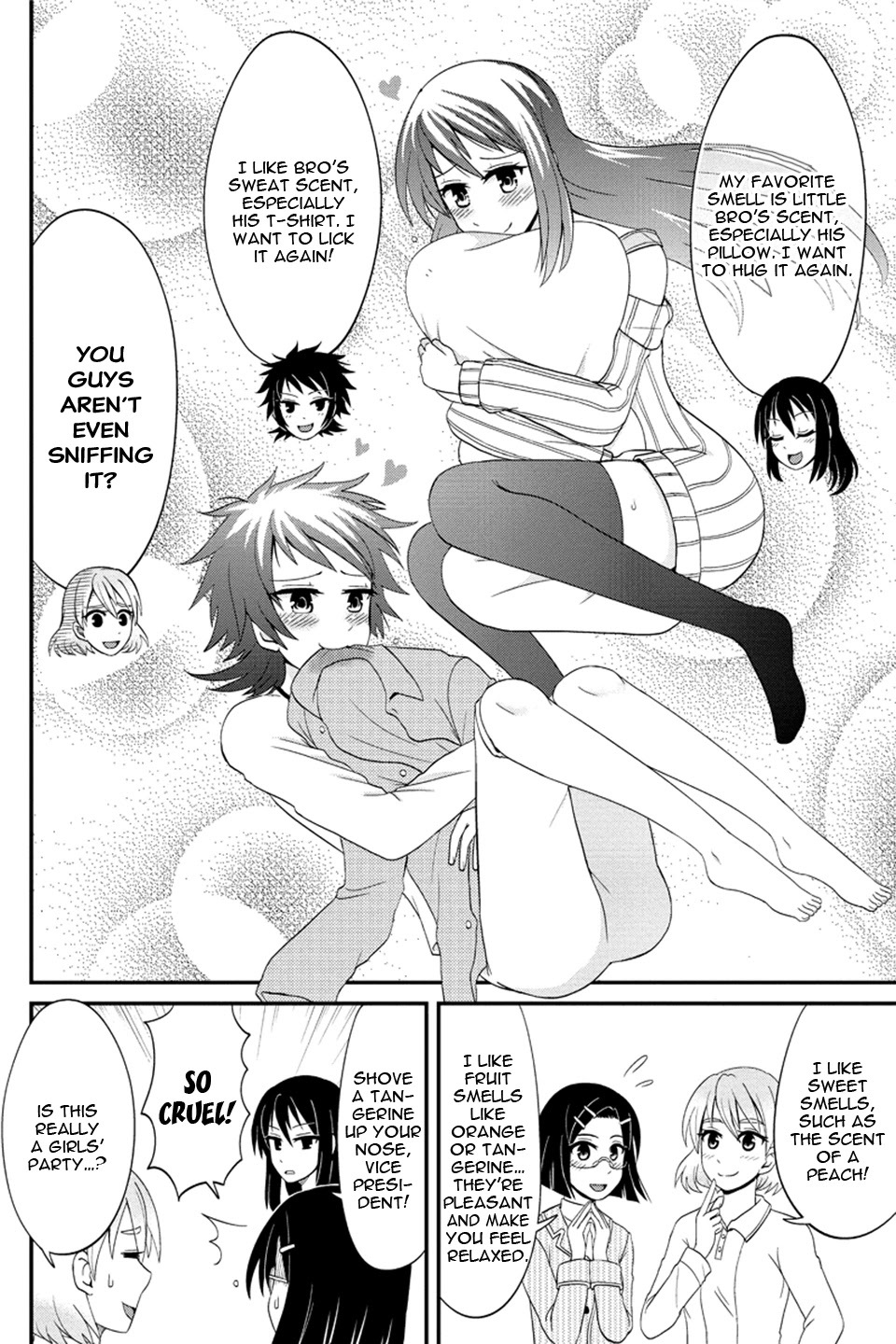 Kyoudai hodo Chikaku Tooimono wa Nai Chapter 71 page 9 - Chapter 71: Girl's Party (Part 2)
