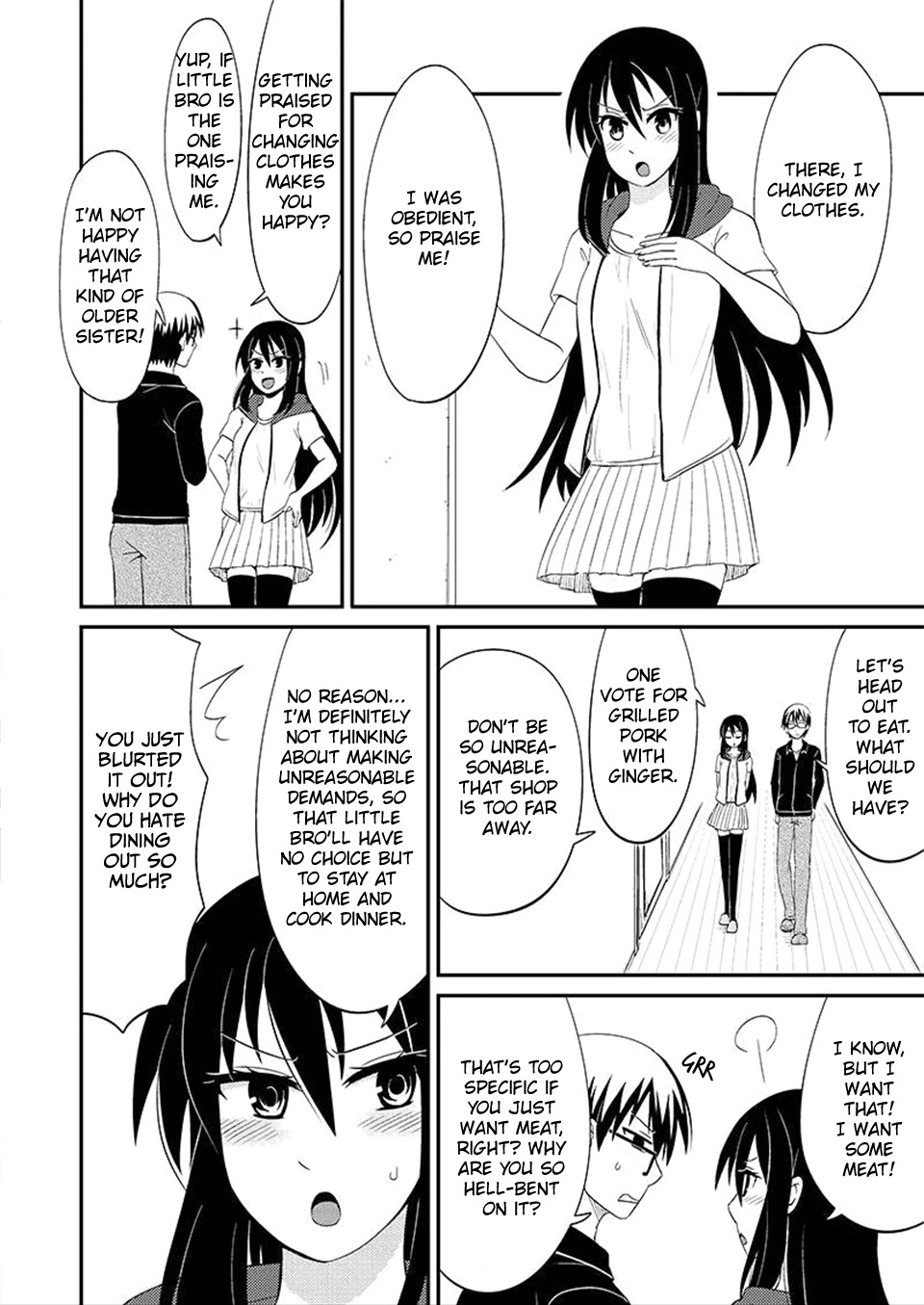Kyoudai hodo Chikaku Tooimono wa Nai Chapter 78 page 7 - Chapter 78: The story of Hatred for dining out (Part 1)