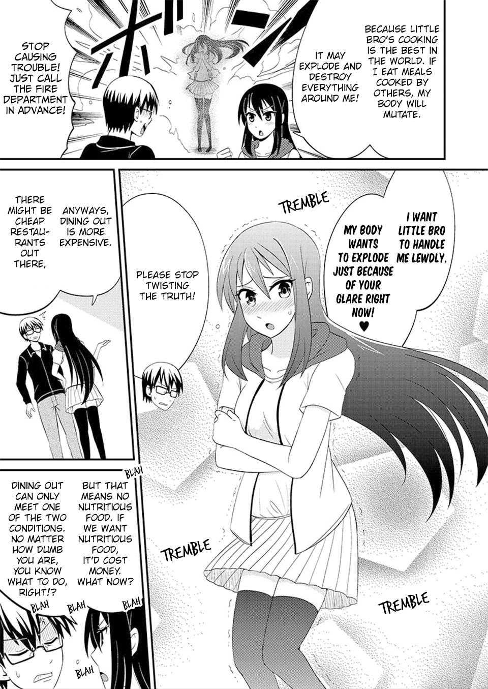 Kyoudai hodo Chikaku Tooimono wa Nai Chapter 78 page 8 - Chapter 78: The story of Hatred for dining out (Part 1)