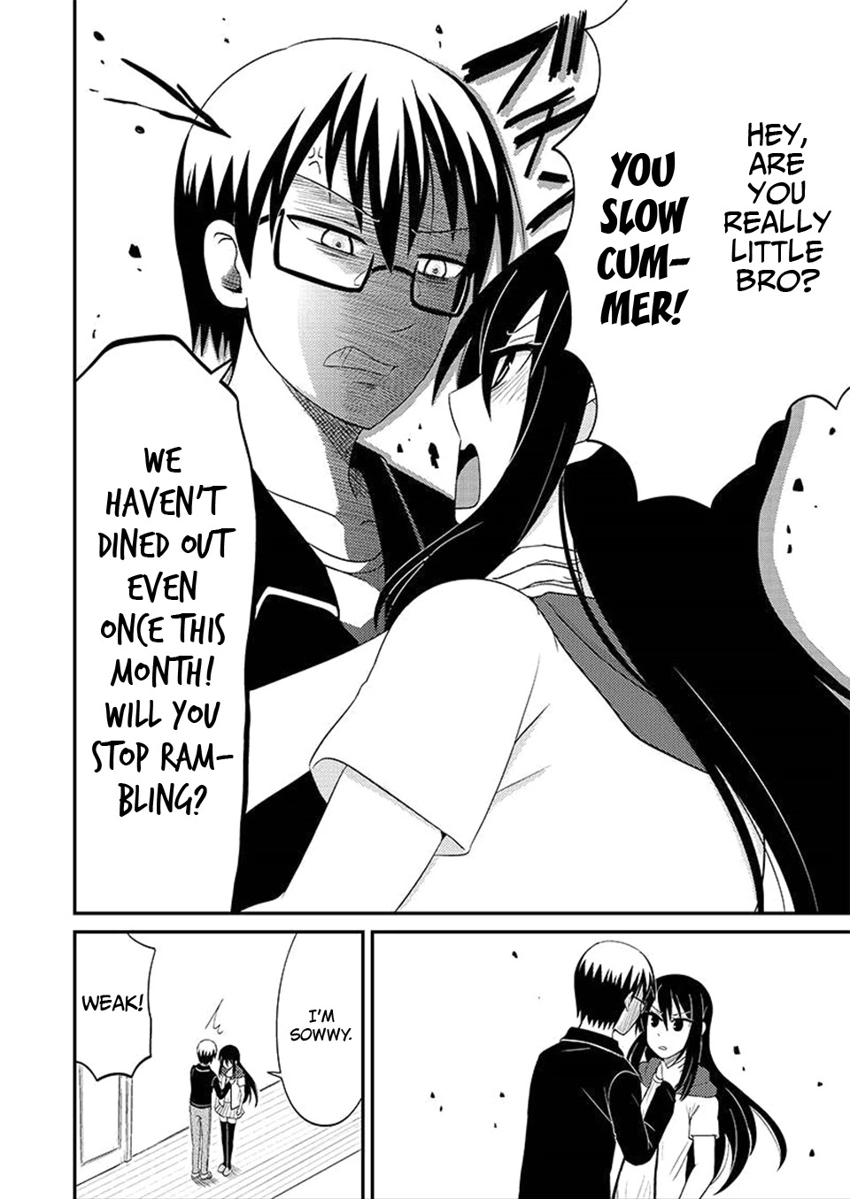 Kyoudai hodo Chikaku Tooimono wa Nai Chapter 78 page 9 - Chapter 78: The story of Hatred for dining out (Part 1)