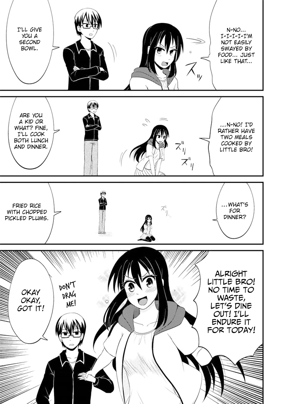 Kyoudai hodo Chikaku Tooimono wa Nai Chapter 79 page 8 - Chapter 79: The story of Hatred for dining out (Part 2)