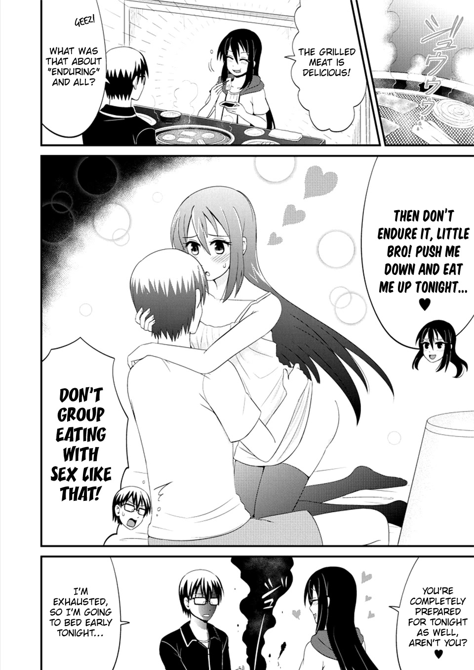 Kyoudai hodo Chikaku Tooimono wa Nai Chapter 79 page 9 - Chapter 79: The story of Hatred for dining out (Part 2)