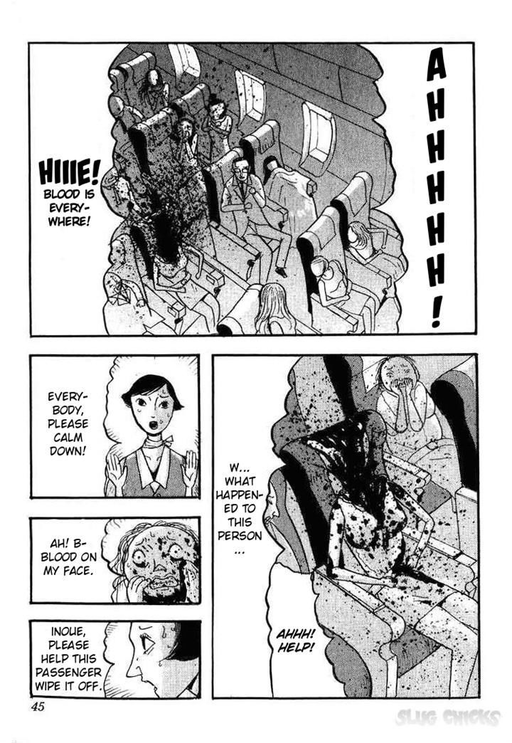 Kyoufu Kansen Chapter 2 page 13 - Chapter 2 : Infection on Flight 999