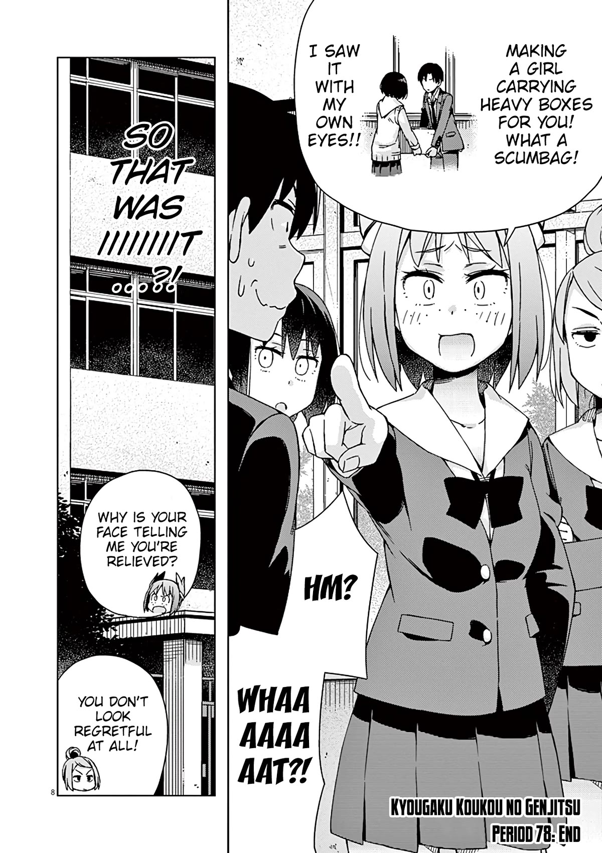 Kyougaku Koukou no Genjitsu Chapter 78 page 9 - Chapter 78
