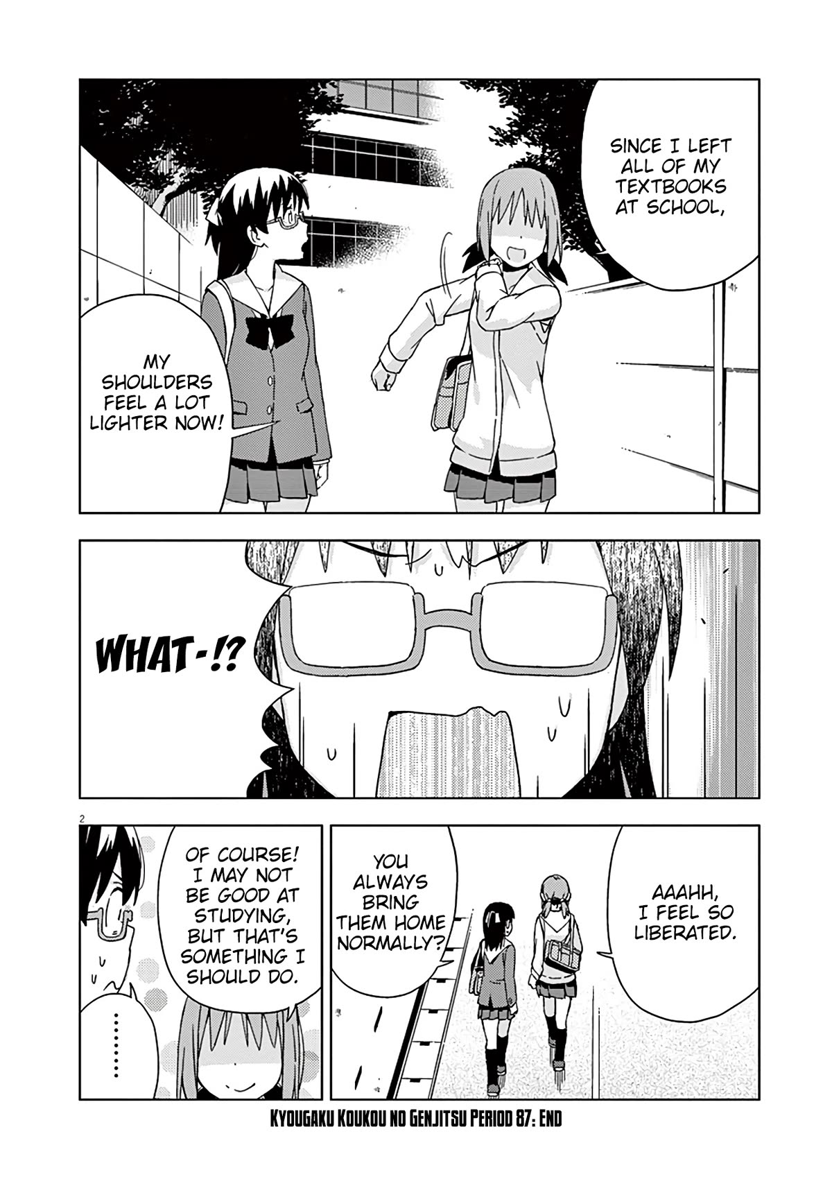 Kyougaku Koukou no Genjitsu Chapter 87 page 3 - Chapter 87