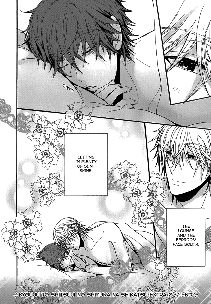 Kyouju to Shitsuji no Shizuka na Seikatsu Chapter 3.6 page 24 - Chapter 3.6: Kissing And Facing South Part 2