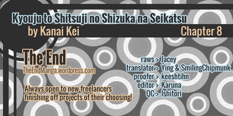 Kyouju to Shitsuji no Shizuka na Seikatsu Chapter 8 page 1 - Chapter 8: [END]