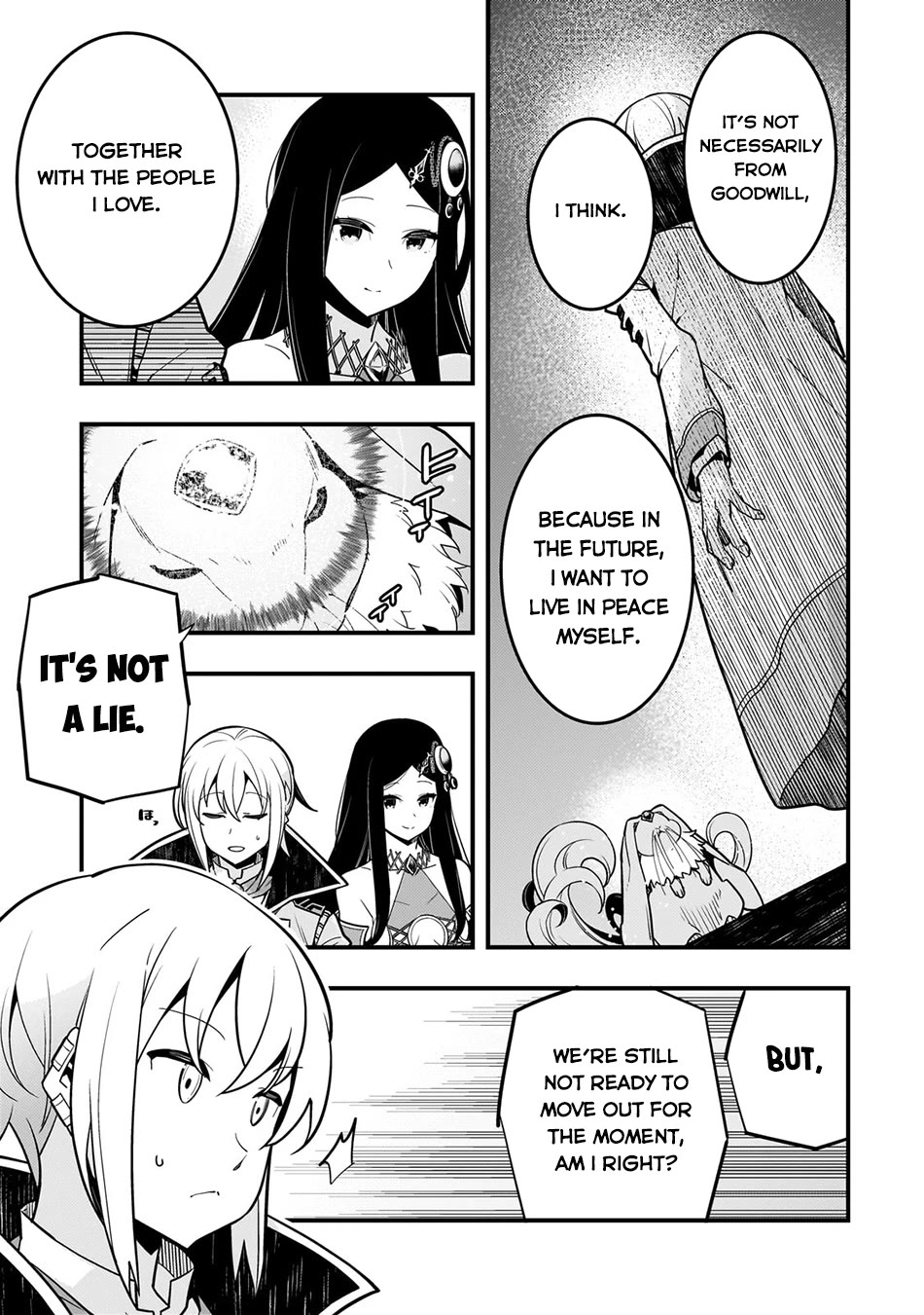 Kyoukai Meikyuu to Ikai no Majutsushi Chapter 64 page 10 - Chapter 64: Ease the Anxiety