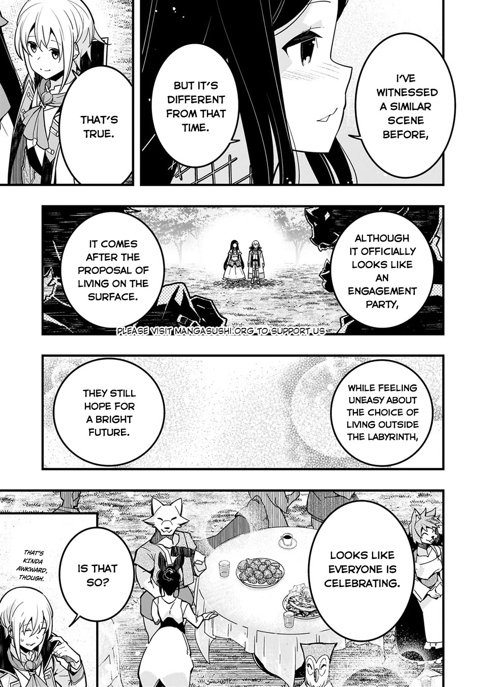 Kyoukai Meikyuu to Ikai no Majutsushi Chapter 64 page 16 - Chapter 64: Ease the Anxiety