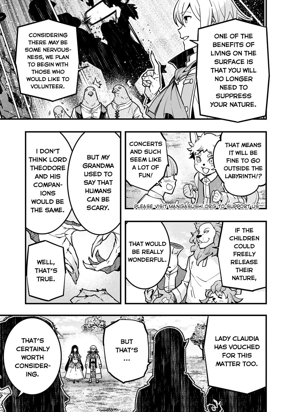 Kyoukai Meikyuu to Ikai no Majutsushi Chapter 64 page 6 - Chapter 64: Ease the Anxiety