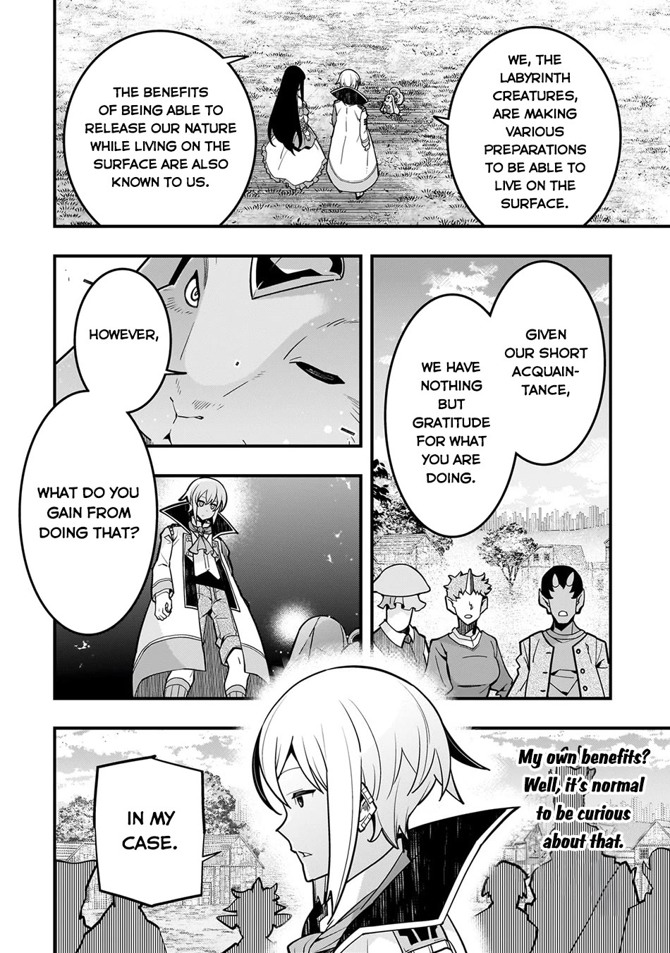 Kyoukai Meikyuu to Ikai no Majutsushi Chapter 64 page 9 - Chapter 64: Ease the Anxiety
