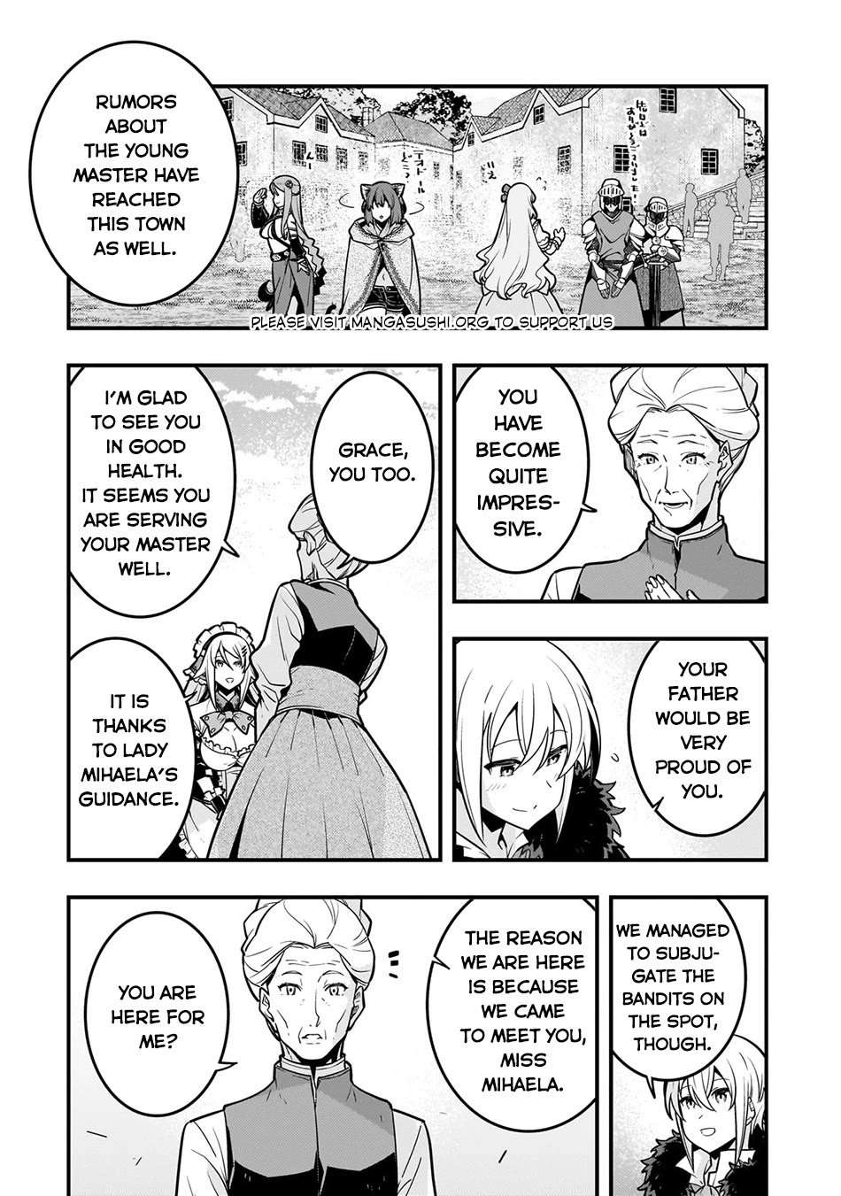 Kyoukai Meikyuu to Ikai no Majutsushi Chapter 65 page 21 - Chapter 65: Old Lady Michaela