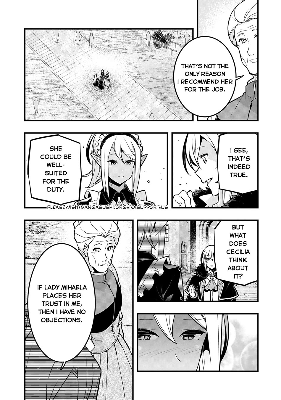 Kyoukai Meikyuu to Ikai no Majutsushi Chapter 65 page 24 - Chapter 65: Old Lady Michaela