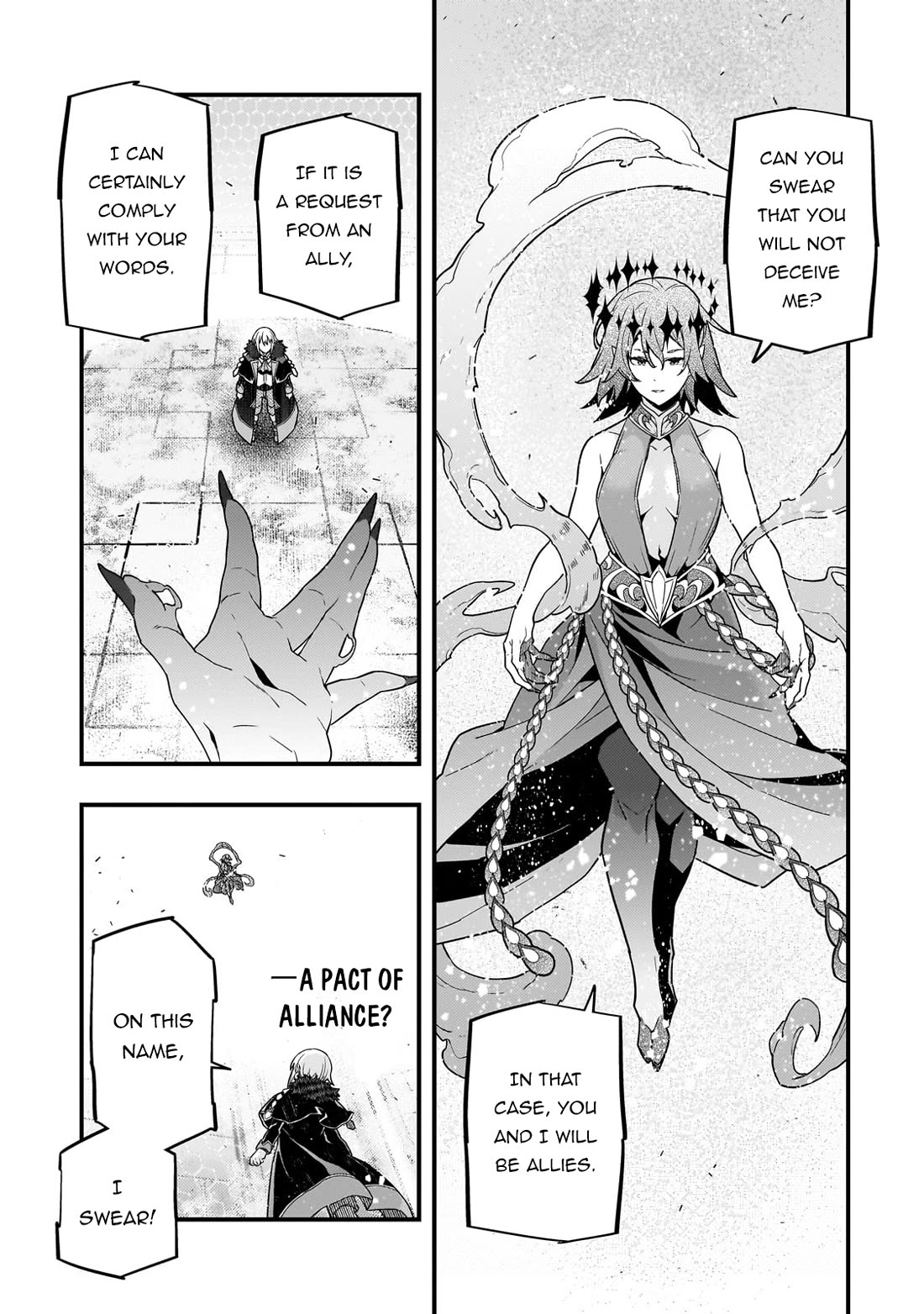 Kyoukai Meikyuu to Ikai no Majutsushi Chapter 73 page 17 - Chapter 73: Tephra the Volcanic Spirit