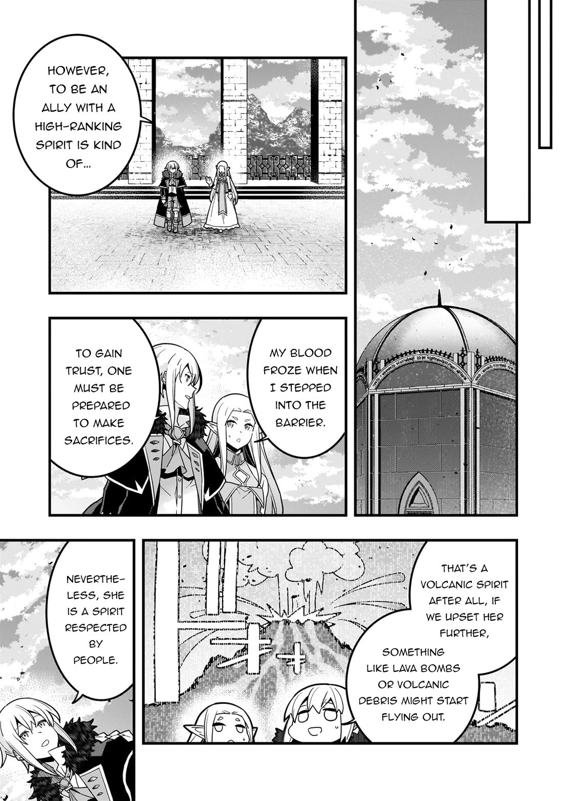 Kyoukai Meikyuu to Ikai no Majutsushi Chapter 73 page 19 - Chapter 73: Tephra the Volcanic Spirit