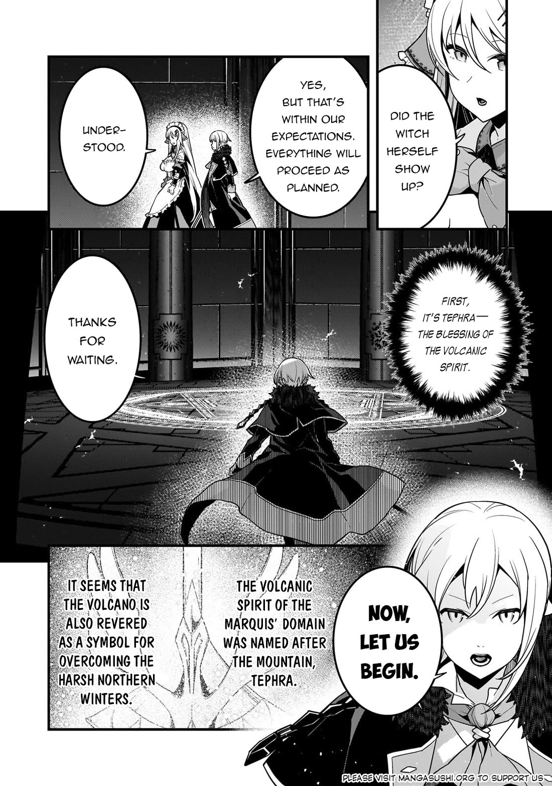 Kyoukai Meikyuu to Ikai no Majutsushi Chapter 73 page 6 - Chapter 73: Tephra the Volcanic Spirit