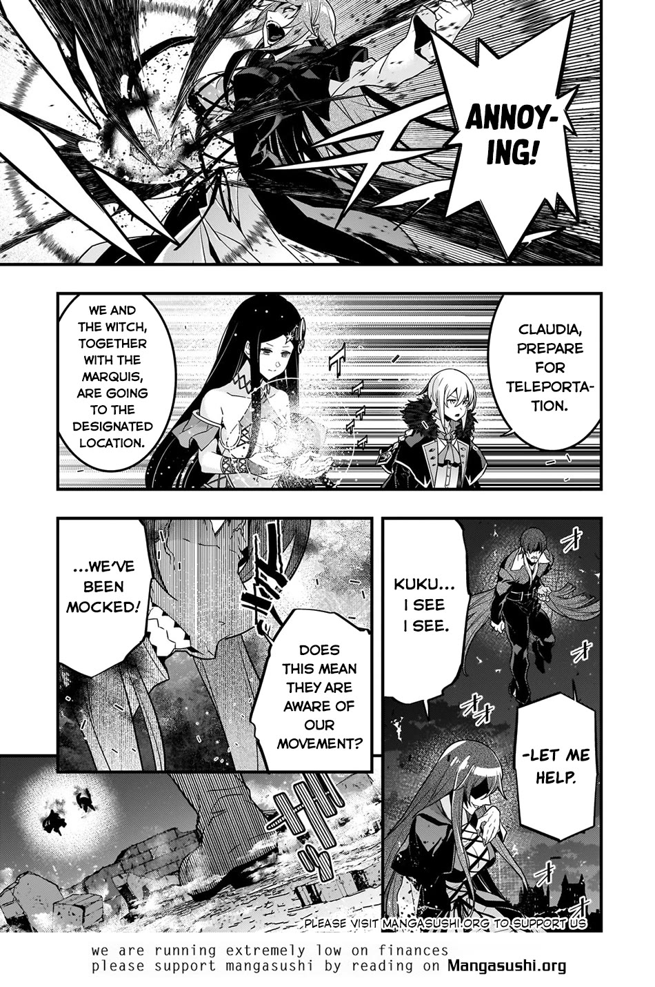 Kyoukai Meikyuu to Ikai no Majutsushi Chapter 74 page 20 - Chapter 74: The Signal to Start the Battle