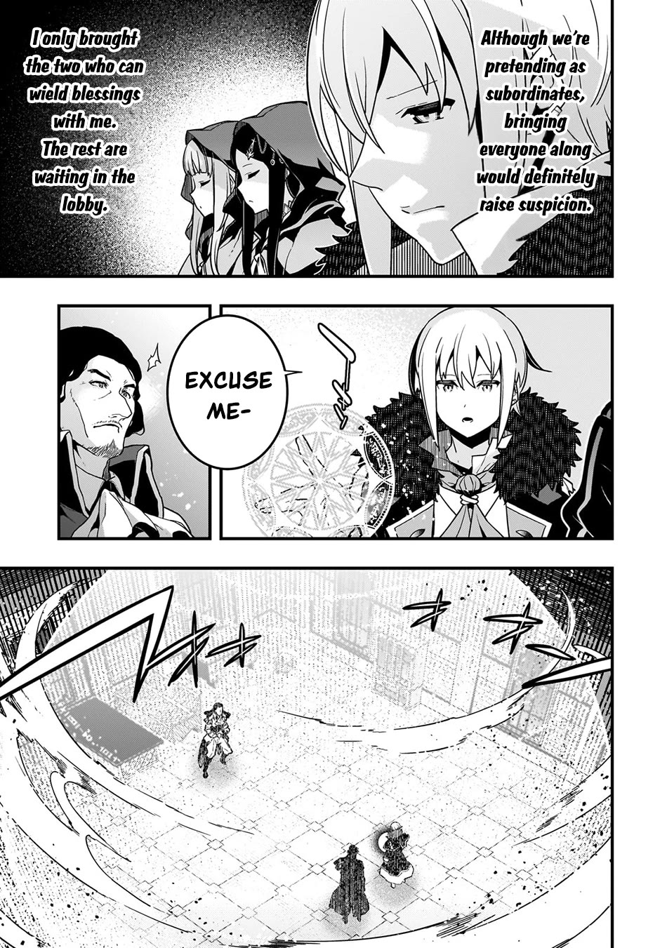 Kyoukai Meikyuu to Ikai no Majutsushi Chapter 74 page 8 - Chapter 74: The Signal to Start the Battle
