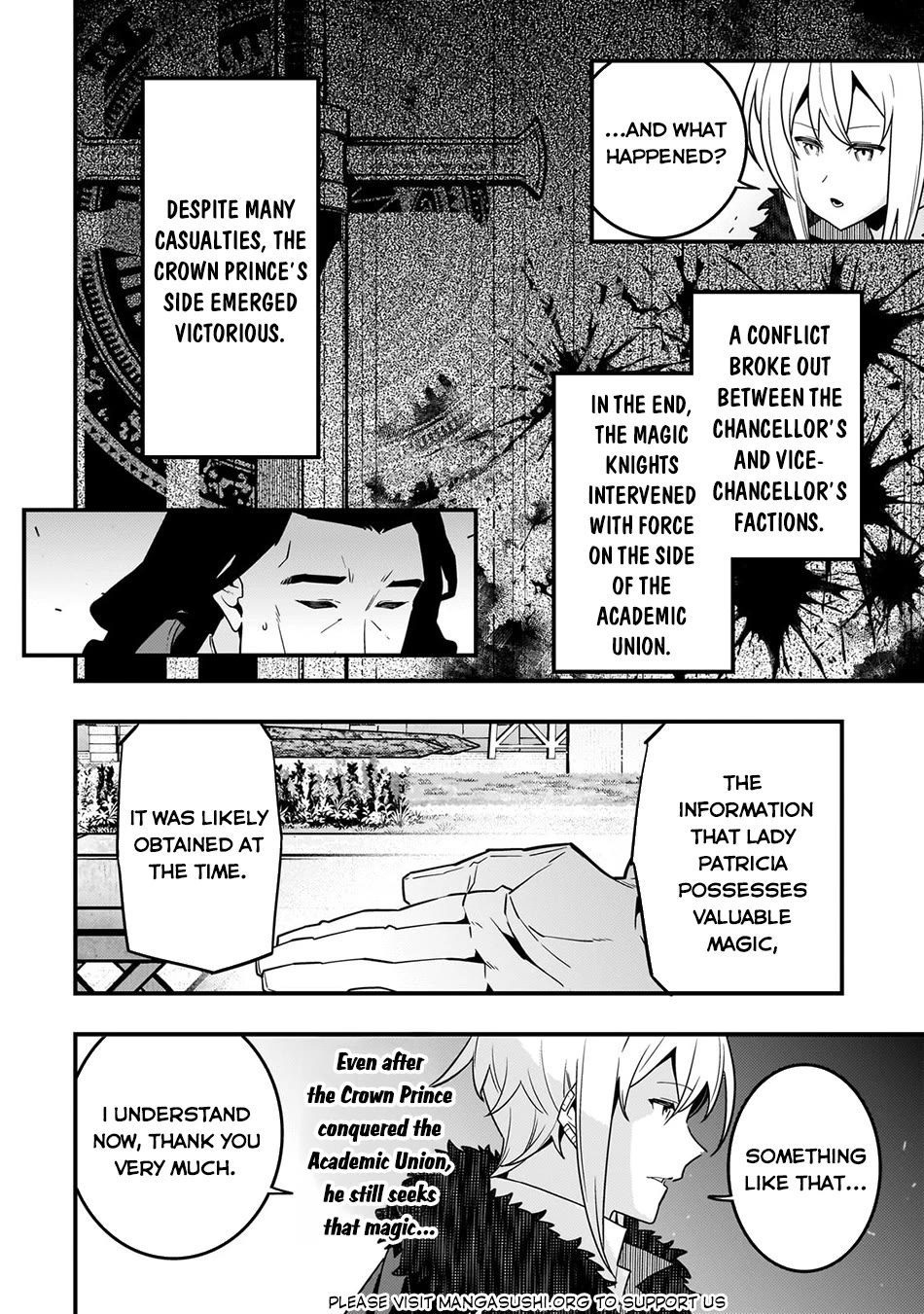 Kyoukai Meikyuu to Ikai no Majutsushi Chapter 77 page 11 - Chapter 77: Tephra’s Blessing