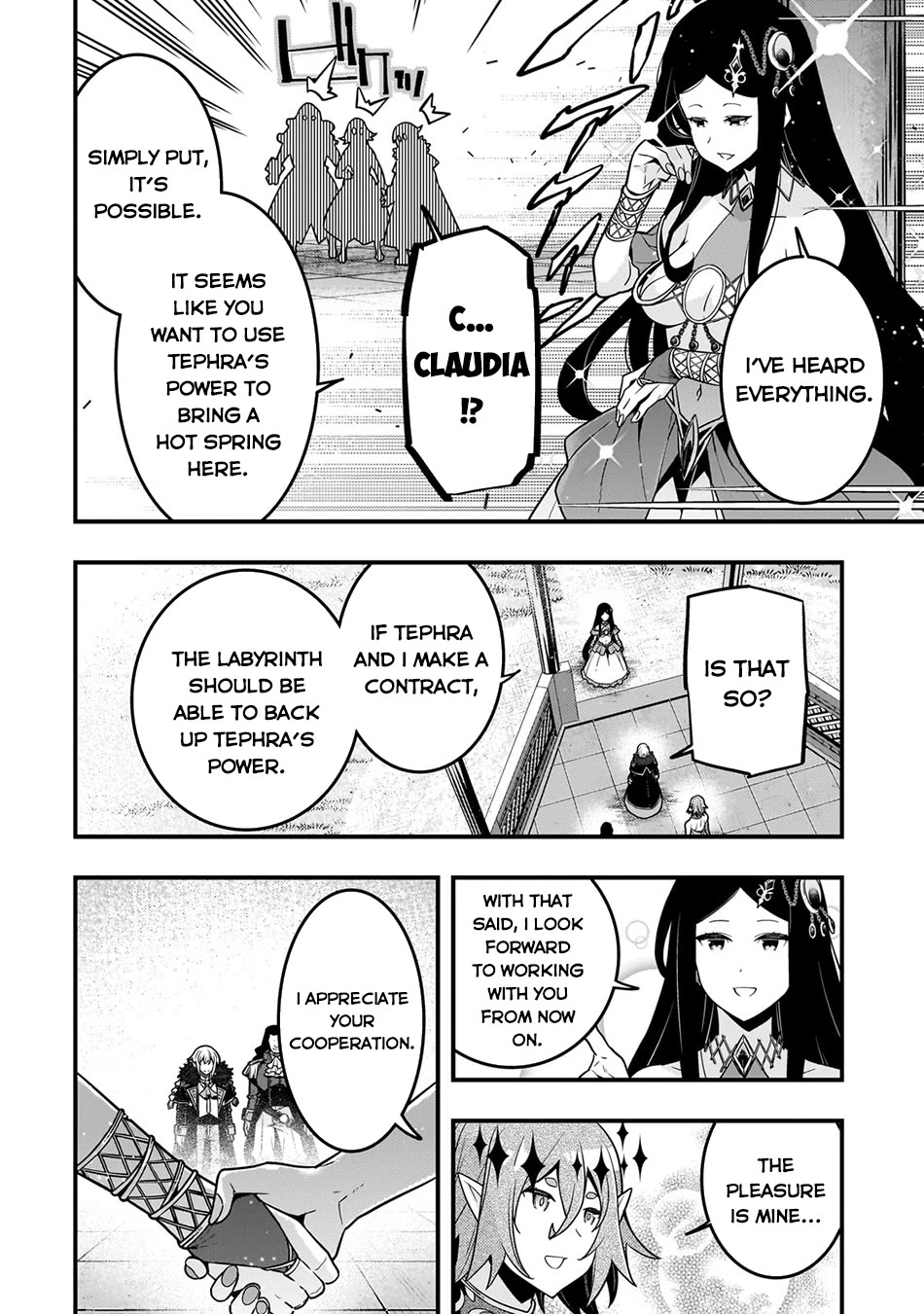Kyoukai Meikyuu to Ikai no Majutsushi Chapter 77 page 17 - Chapter 77: Tephra’s Blessing