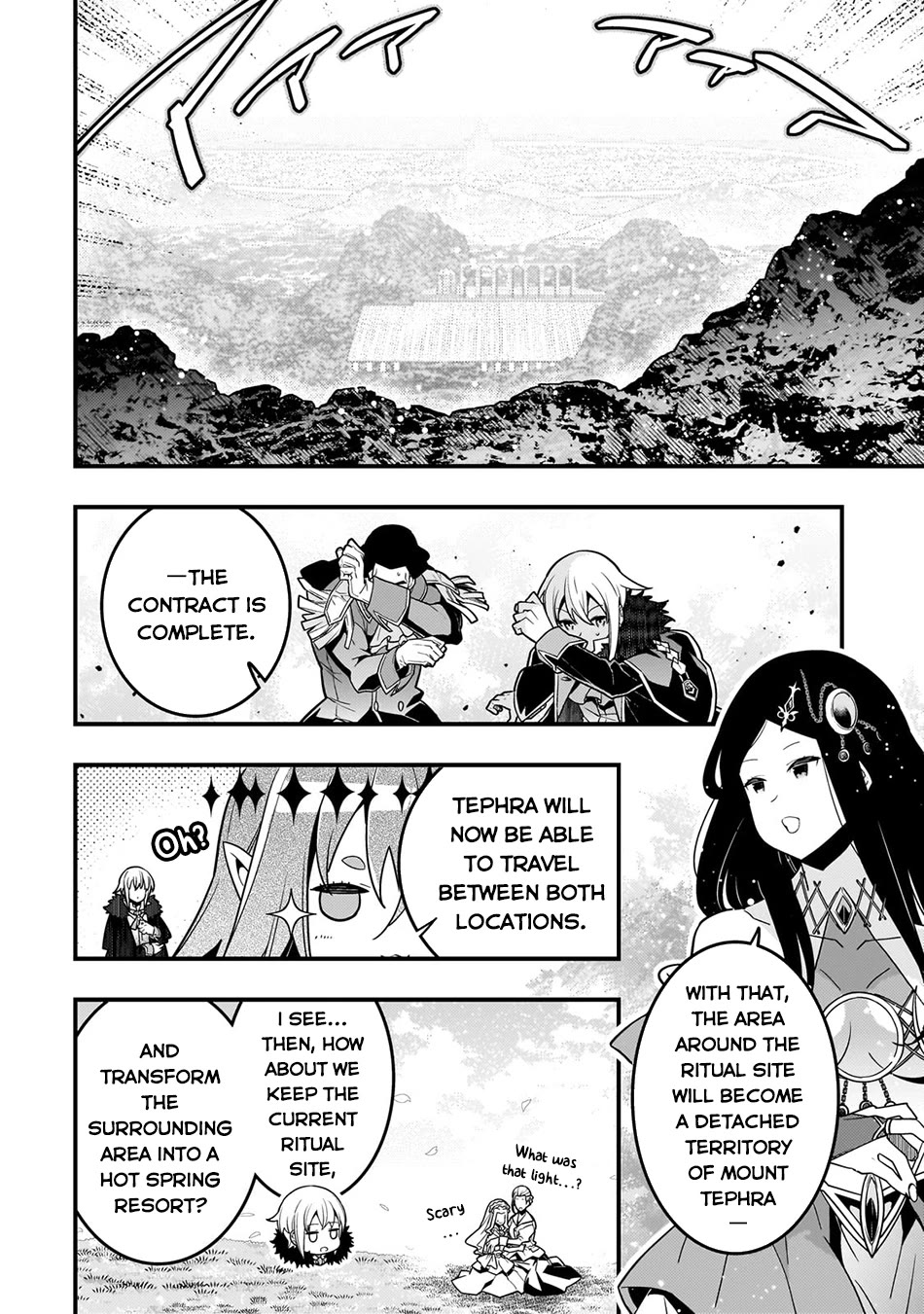 Kyoukai Meikyuu to Ikai no Majutsushi Chapter 77 page 19 - Chapter 77: Tephra’s Blessing