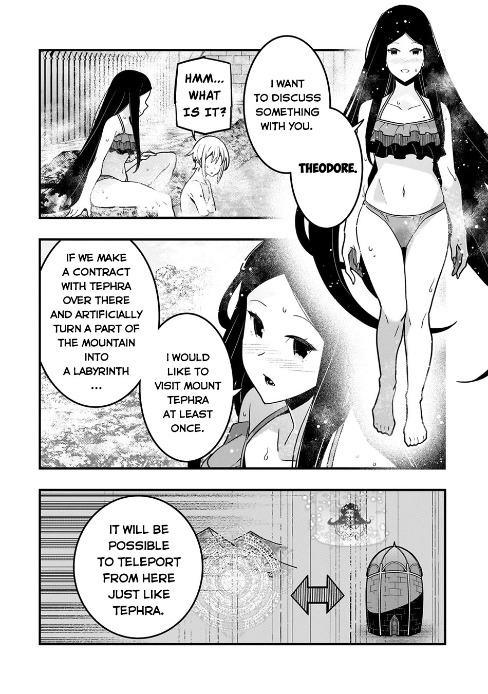 Kyoukai Meikyuu to Ikai no Majutsushi Chapter 77 page 22 - Chapter 77: Tephra’s Blessing