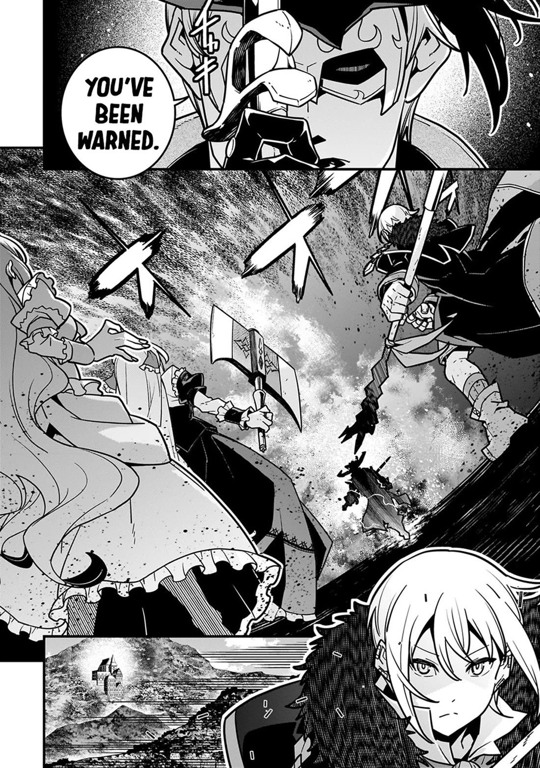 Kyoukai Meikyuu to Ikai no Majutsushi Chapter 81 page 13 - Chapter 81: Masked Knight