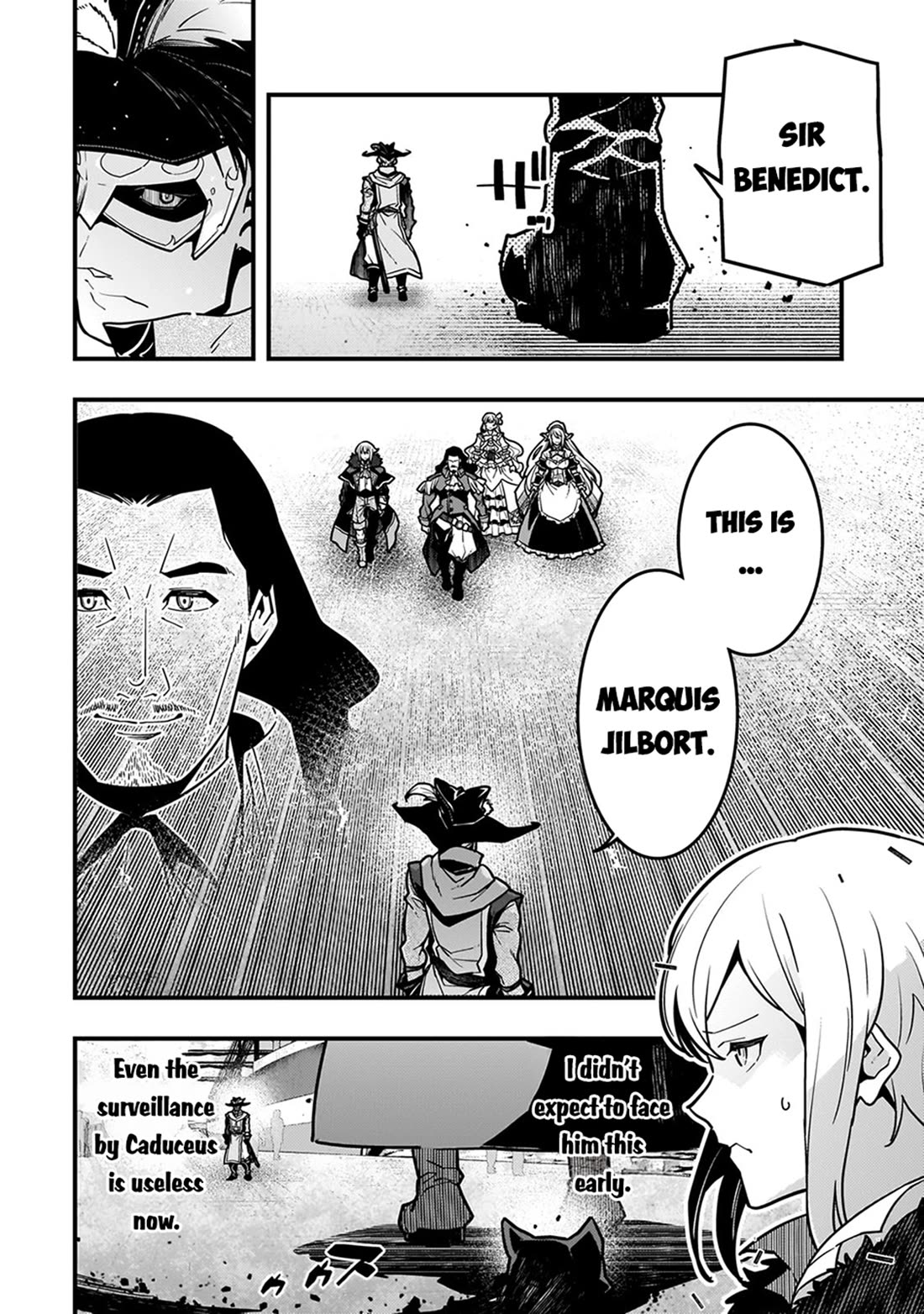 Kyoukai Meikyuu to Ikai no Majutsushi Chapter 81 page 3 - Chapter 81: Masked Knight