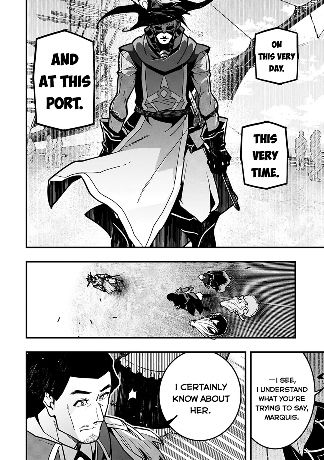 Kyoukai Meikyuu to Ikai no Majutsushi Chapter 81 page 7 - Chapter 81: Masked Knight