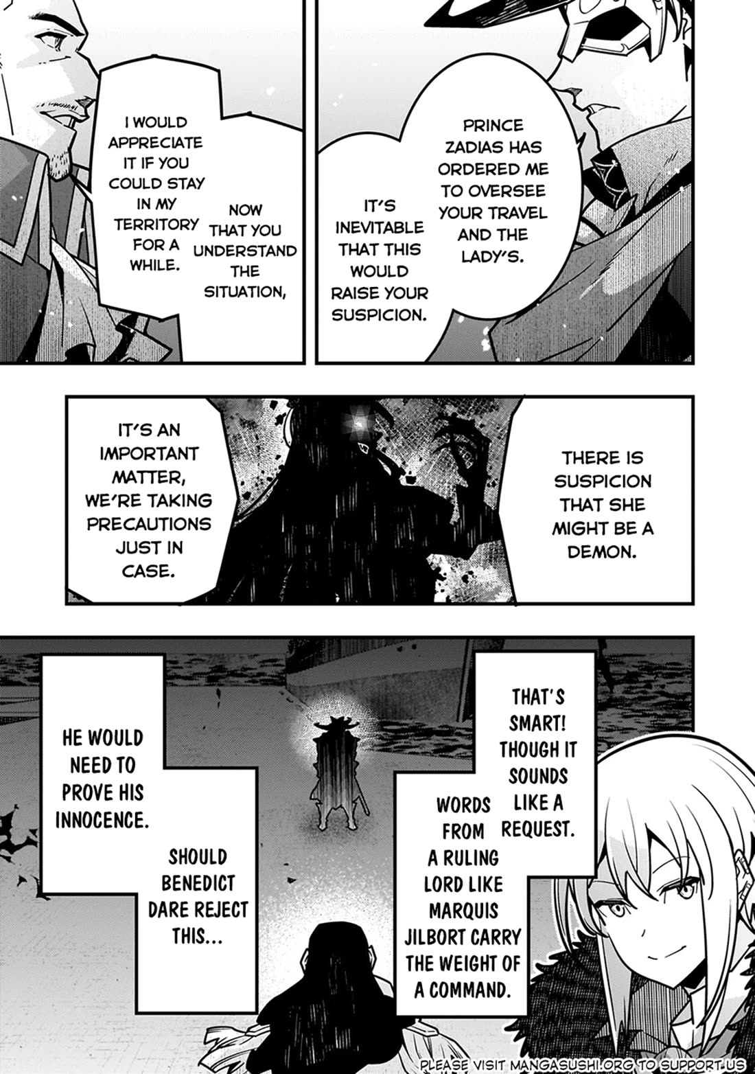 Kyoukai Meikyuu to Ikai no Majutsushi Chapter 81 page 8 - Chapter 81: Masked Knight