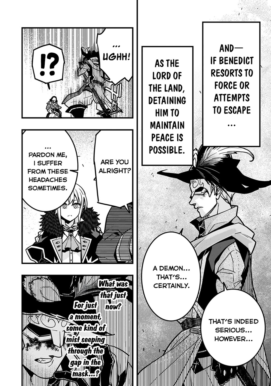 Kyoukai Meikyuu to Ikai no Majutsushi Chapter 81 page 9 - Chapter 81: Masked Knight