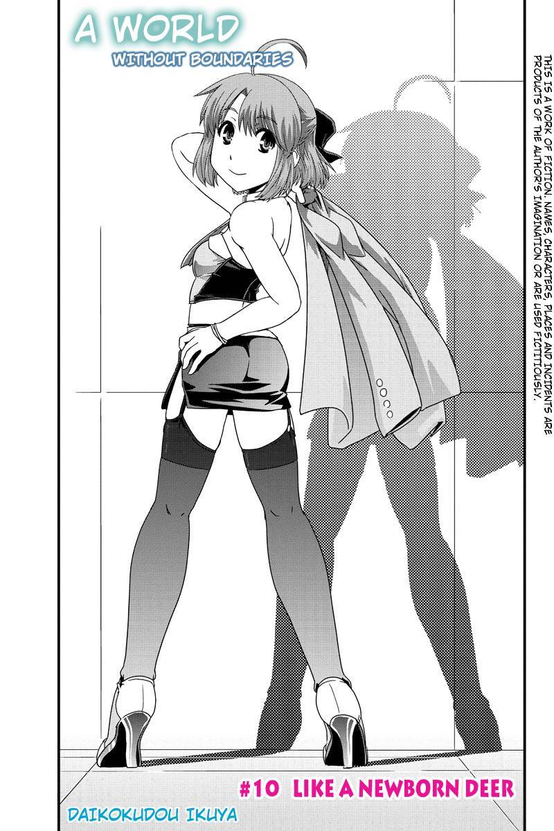 Kyoukai no Nai Sekai Chapter 10 page 3 - Chapter 10: Like a Newborn Deer