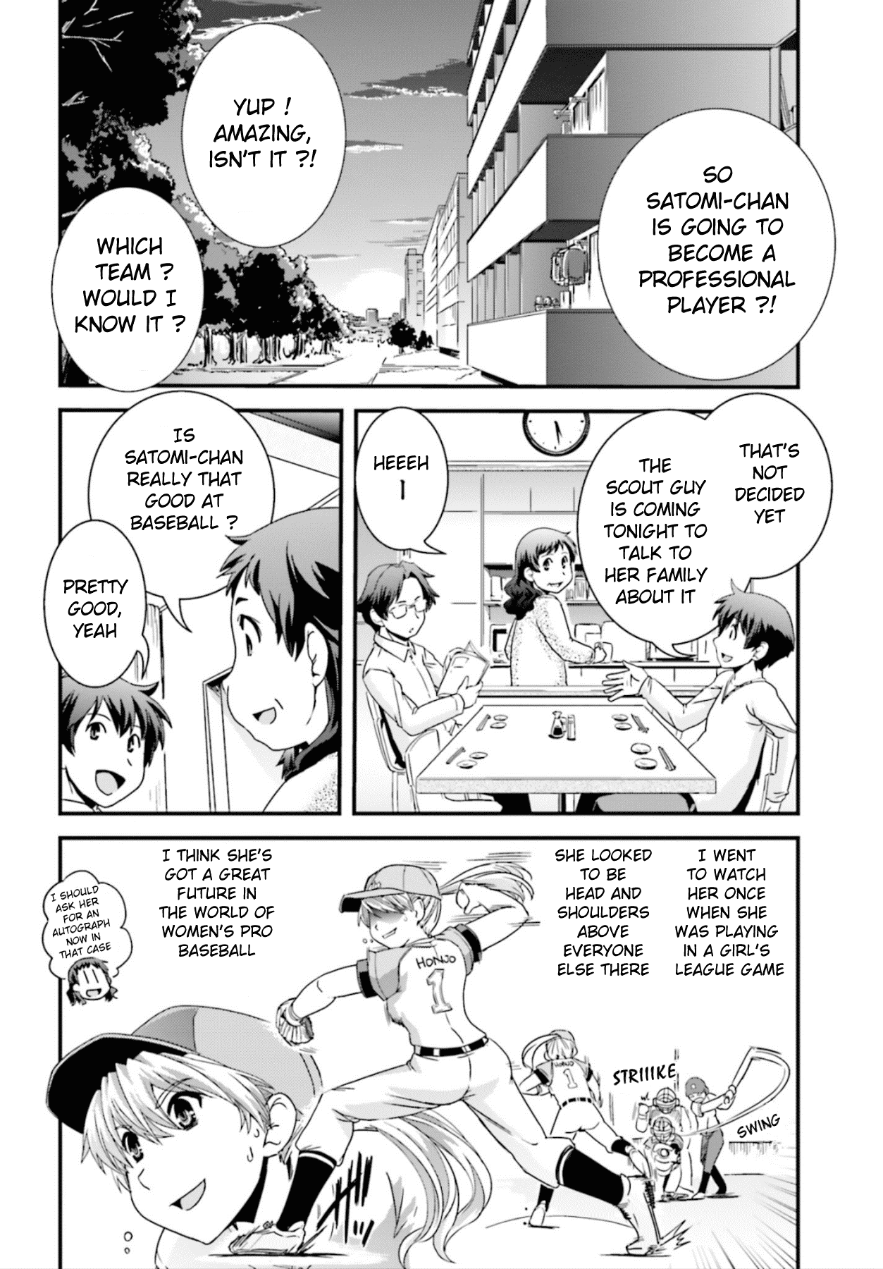 Kyoukai no Nai Sekai Chapter 14 page 19 - Chapter 14: Satomi's Determination