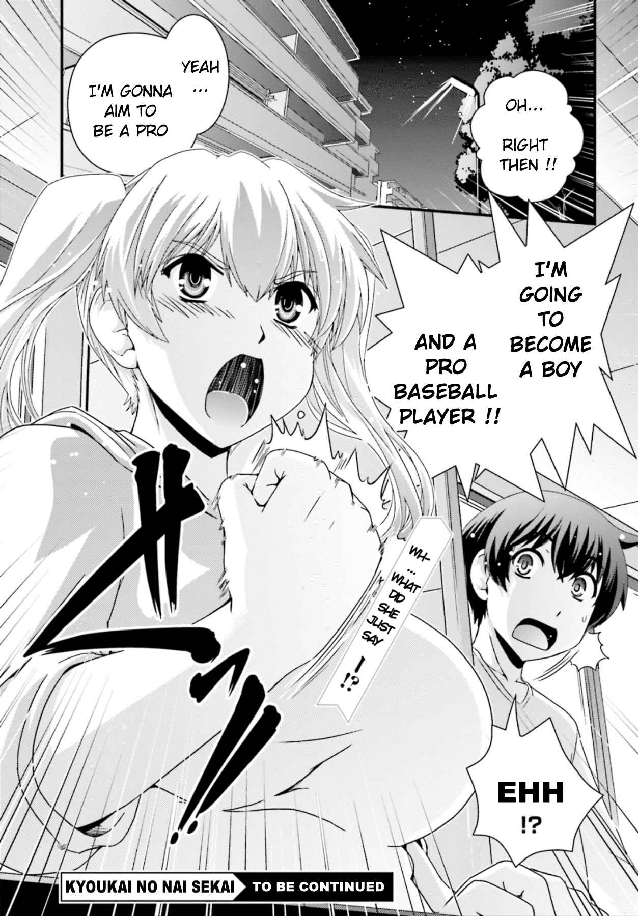 Kyoukai no Nai Sekai Chapter 14 page 26 - Chapter 14: Satomi's Determination