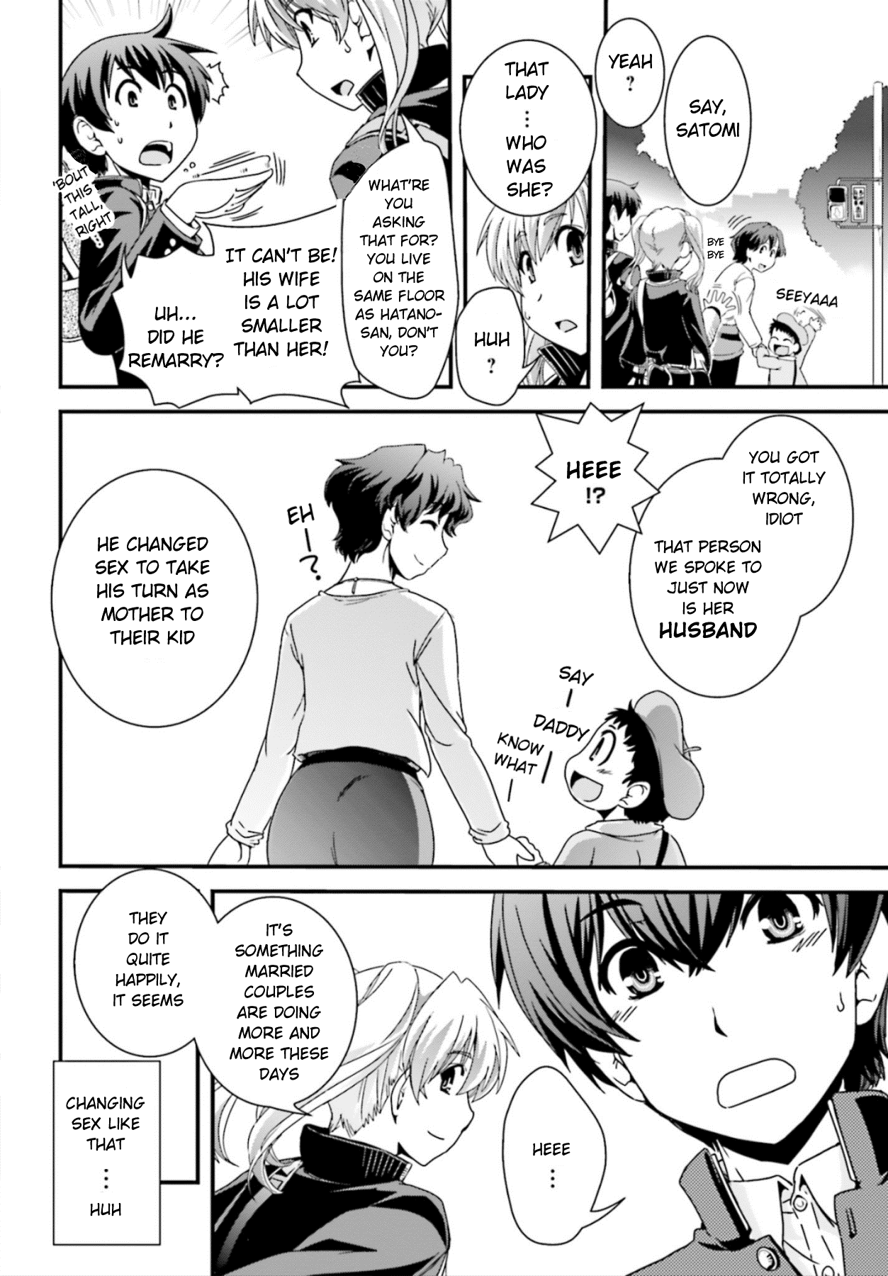 Kyoukai no Nai Sekai Chapter 14 page 5 - Chapter 14: Satomi's Determination