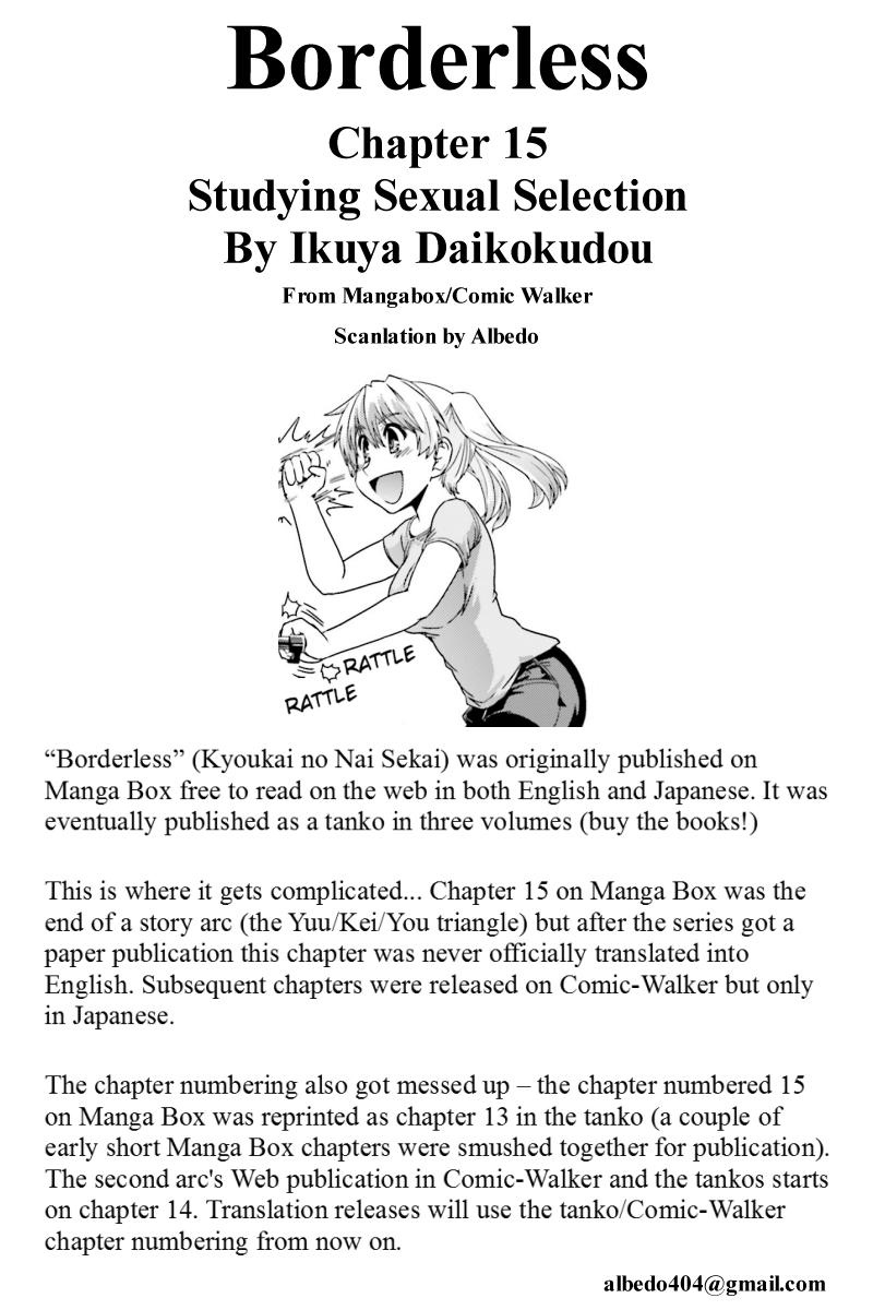 Kyoukai no Nai Sekai Chapter 15 page 31 - Chapter 15: Studying Sexual Selection
