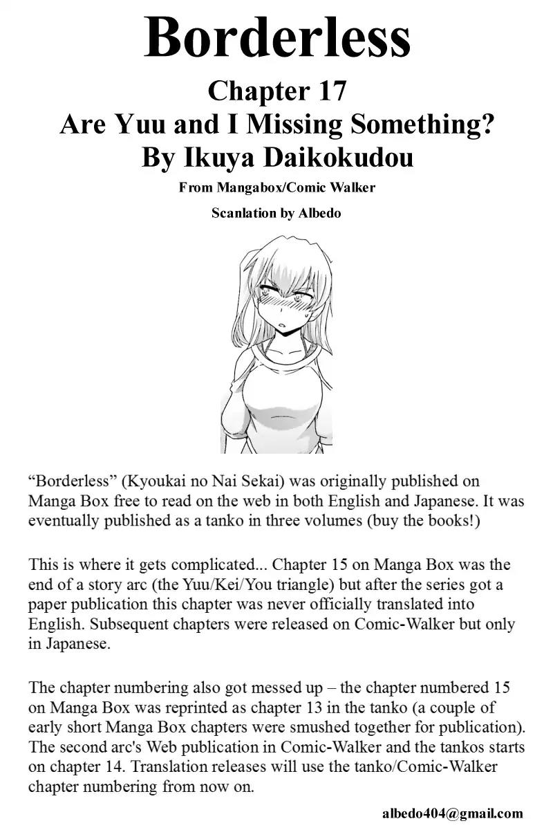 Kyoukai no Nai Sekai Chapter 17 page 19 - Chapter 17: Are Yuu and I Missing Something?