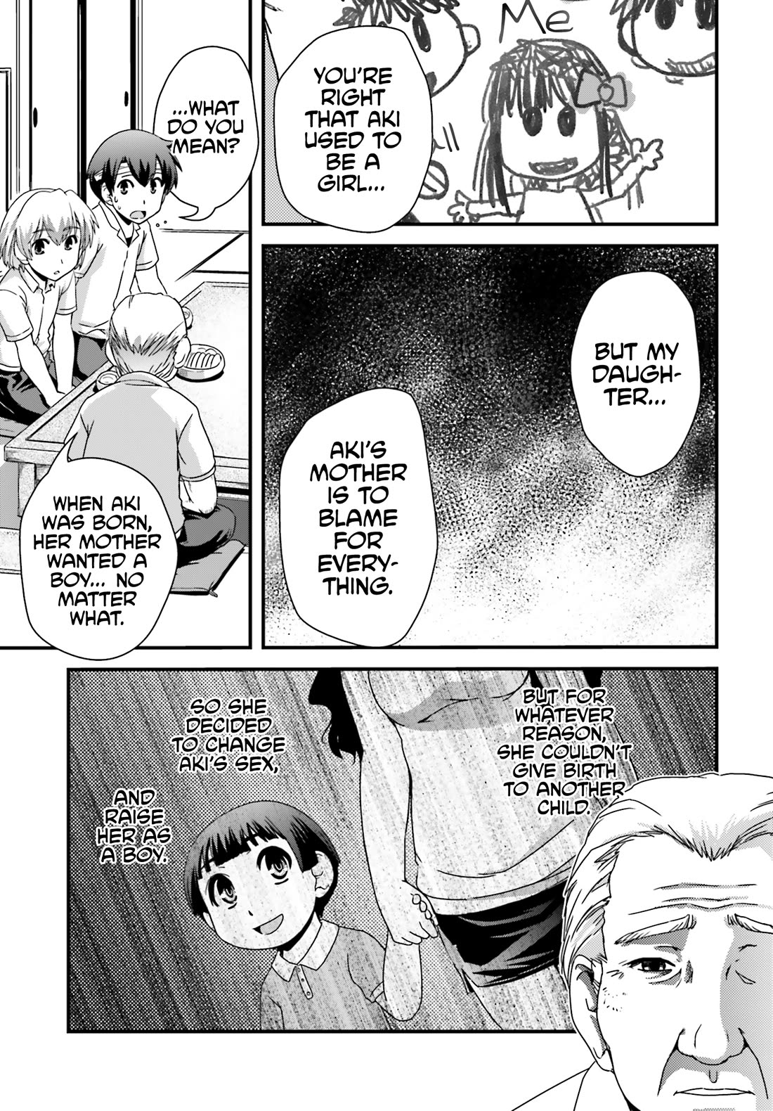 Kyoukai no Nai Sekai Chapter 21 page 15 - Chapter 21: Inside Him, I'm Still Me…