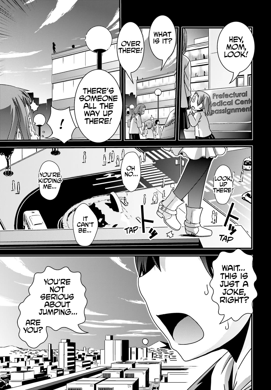 Kyoukai no Nai Sekai Chapter 22 page 1 - Chapter 22: Drowning in Despair